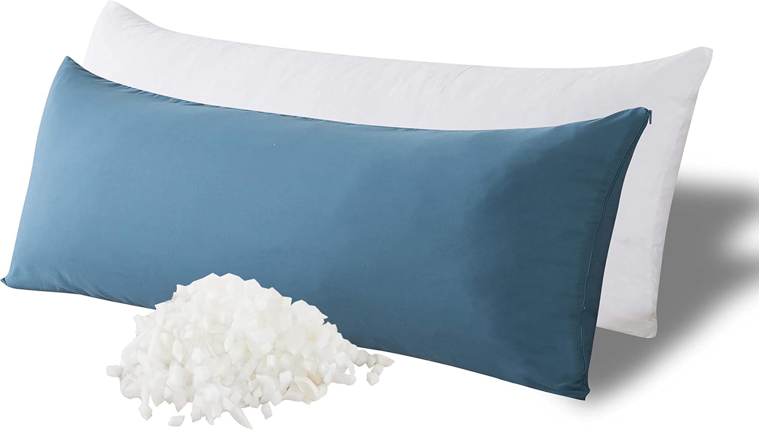 WhatsBedding Memory Foam Body Pillow with Breathab...