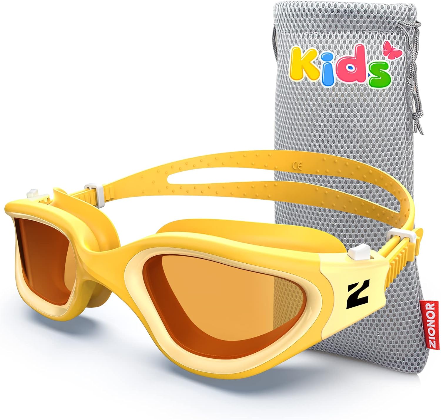 ZIONOR Kids Swim Goggles, G1MINI SE Anti-fog Swimming Goggles for Kid Child 6-14...