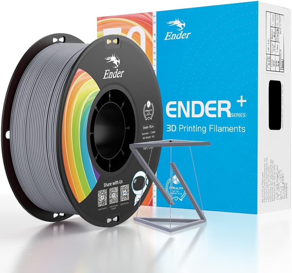 Official 3D Printer Filament Ender PLA Filament 1.75mm, No-Tangling, Strong Bond...