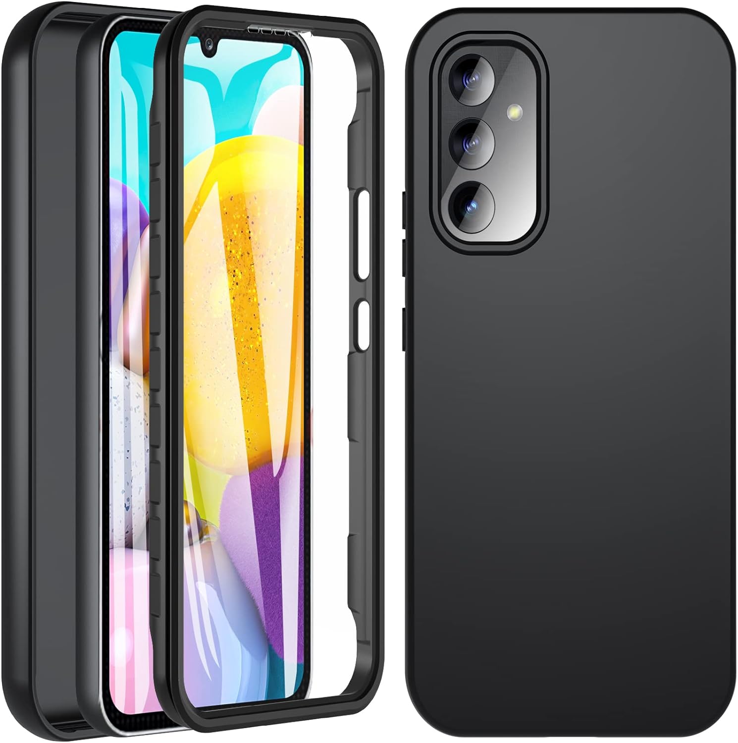 For Samsung Galaxy A34 Case,Samsung A34 5G Case,[Military Grade Drop] 360° Full...