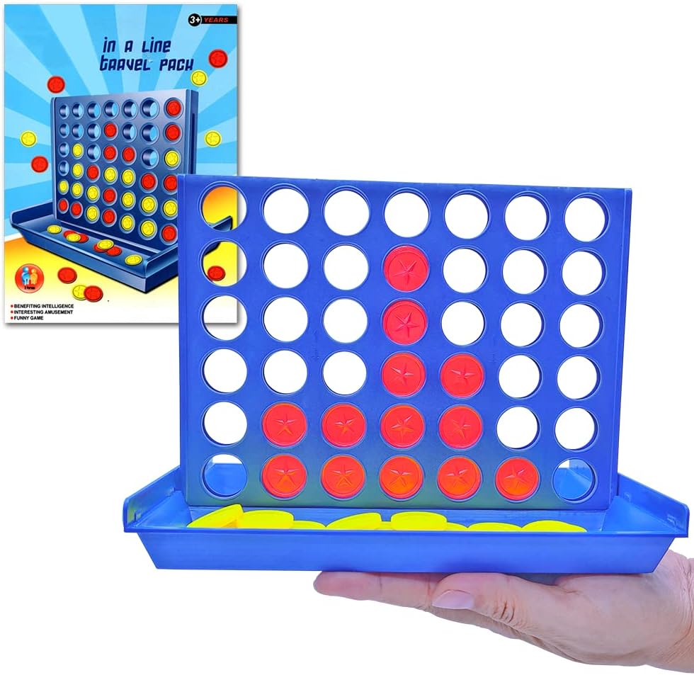 Pup Go 4 in a Line Game, 6 Spare Discs included, Four in a Row Line Up 4 Gaming...