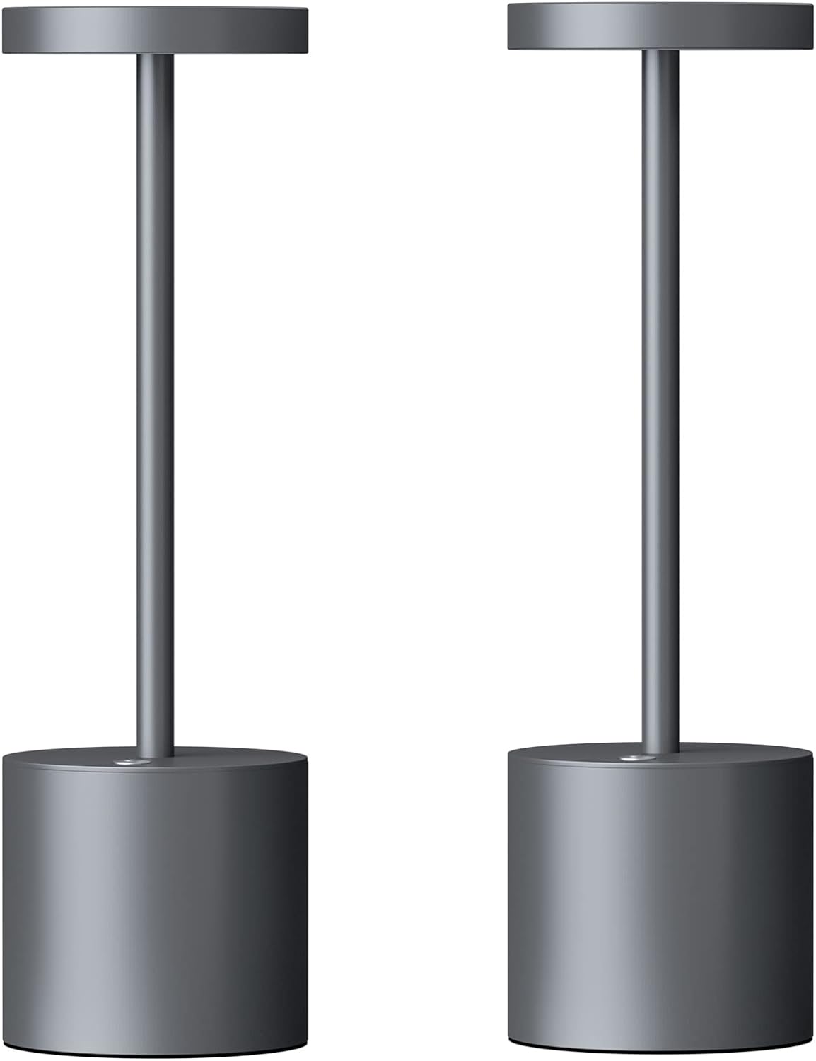 SAKRINGT 2 Pack Cordless Table Lamp Rechargeable,5000mAh Battery Powered Table L...