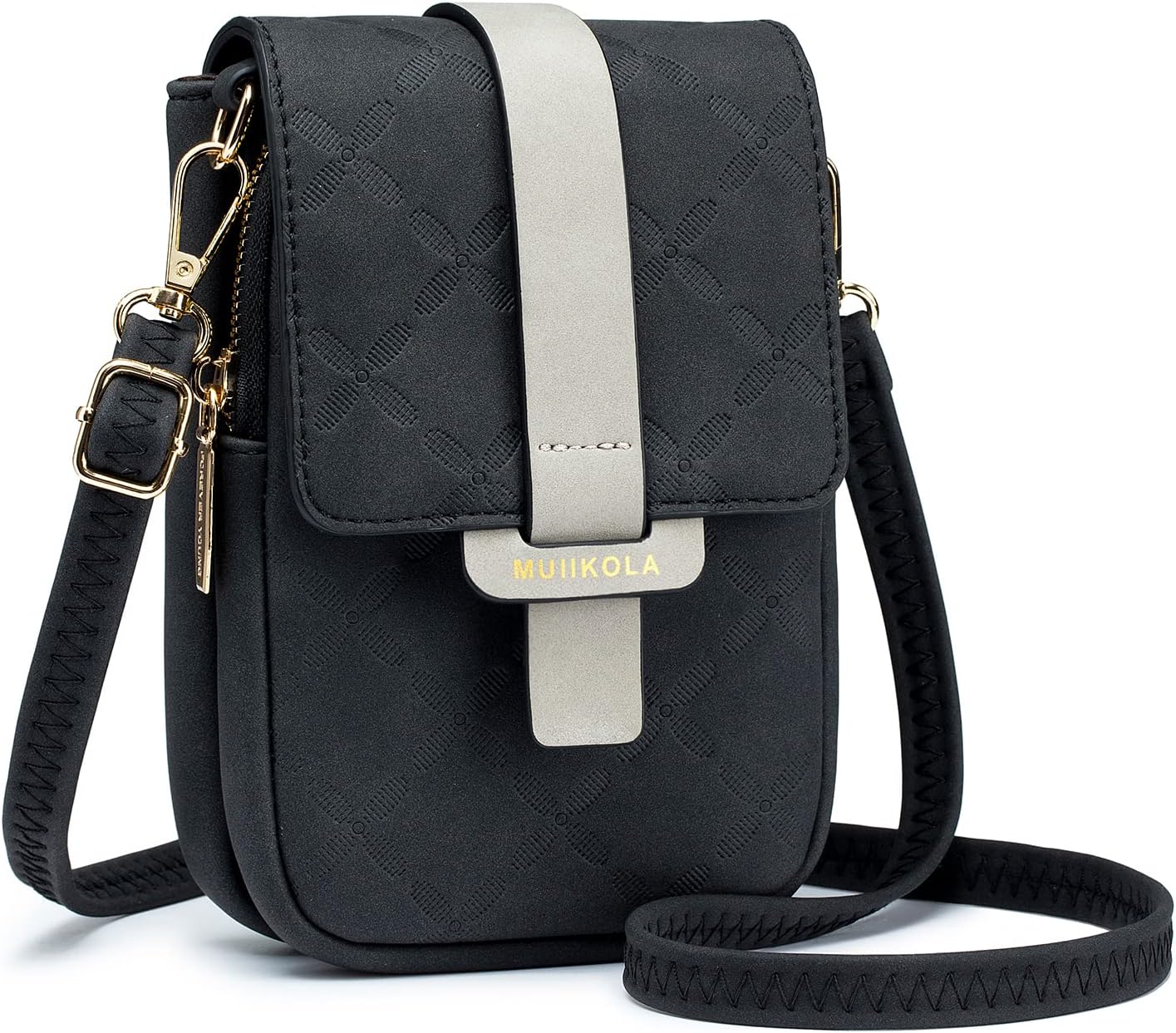 MUIIKOLA Small Phone Shoulder Bag，PU Leather Women's Cross body Bags Handbag wi...