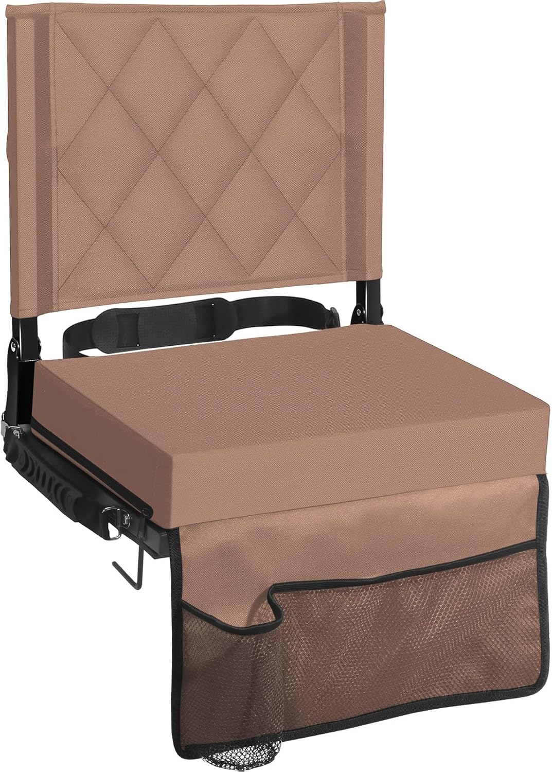 Stadium Seats with Back Support, Portable, Lightweight, Foldable, 17.1 x 13.5 In...