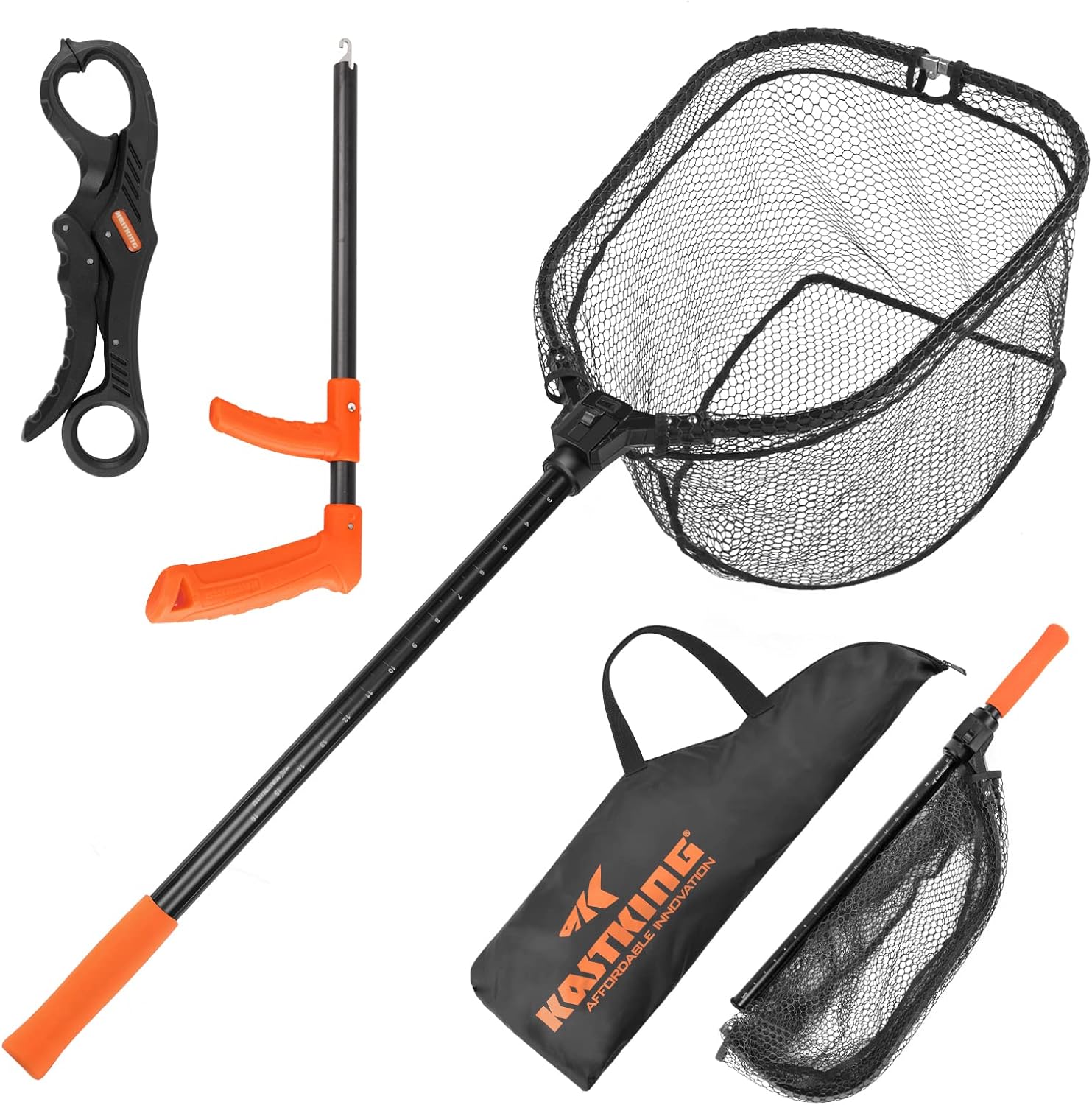 KastKing Brutus Fishing Net, Foldable Extendable Fish Landing Net, Lightweight &...