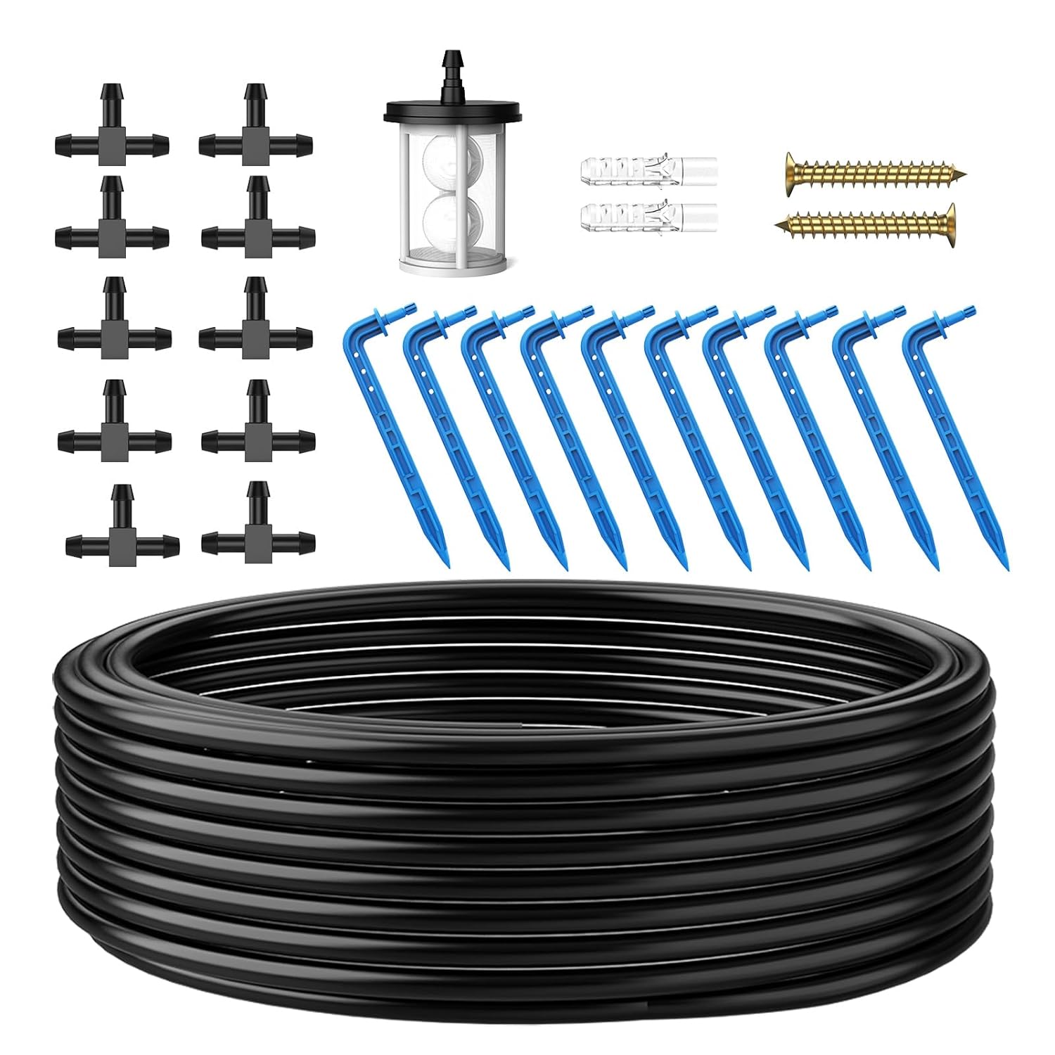 TRJZWA Solar Irrigation System Plant Watering System Accessories, Irrigation Sys...