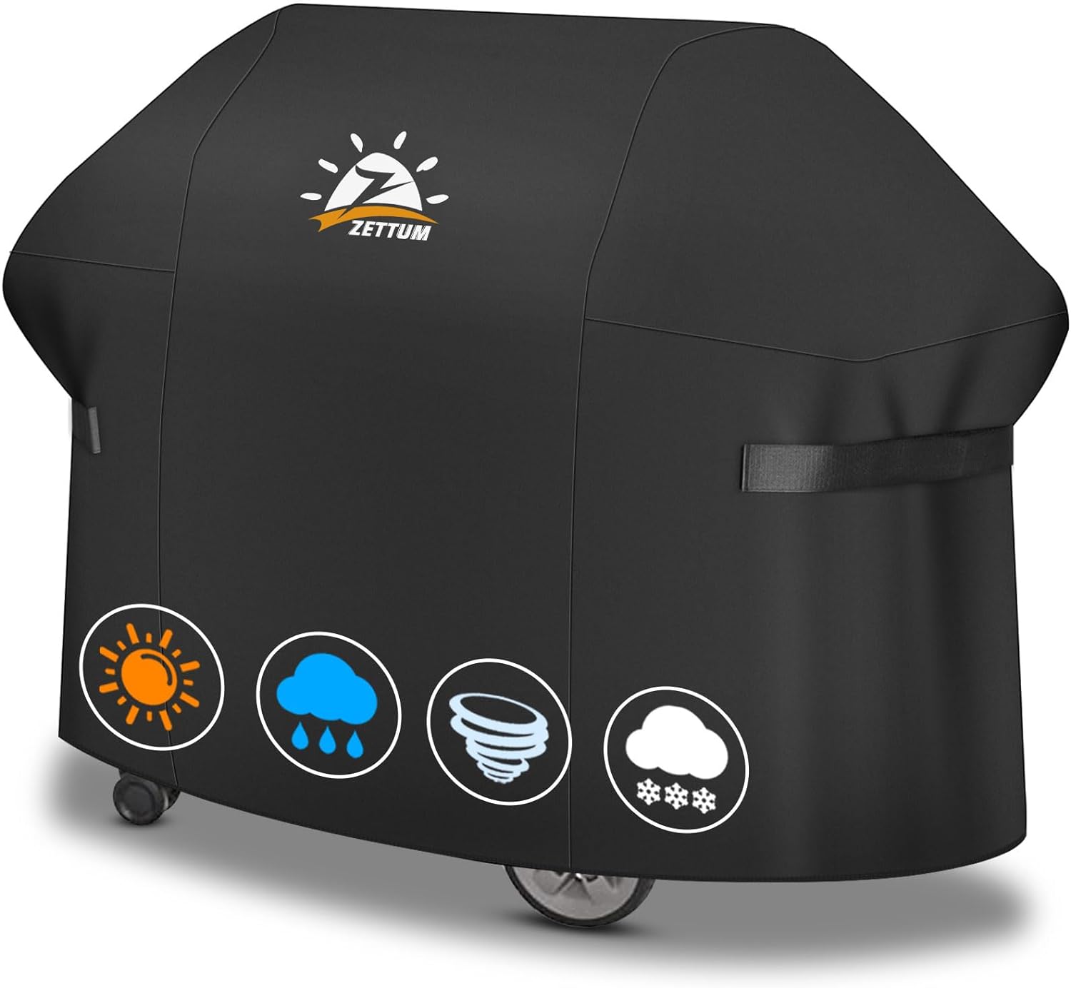 Zettum BBQ Cover 165 CM - 7131 Grill Barbecue Cover for Weber Genesis 400 Series...
