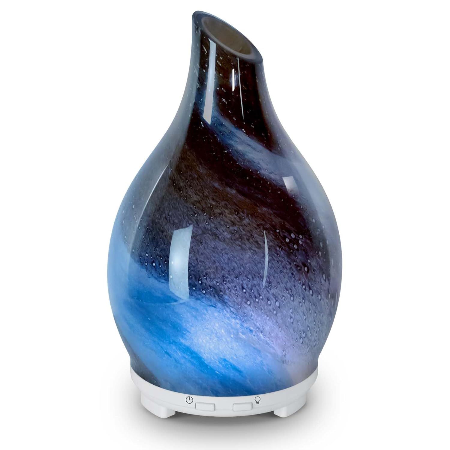 Essential Oil Diffuser Aromatherapy Diffuser- 120ml Art Glass Ultrasonic Cool Mi...