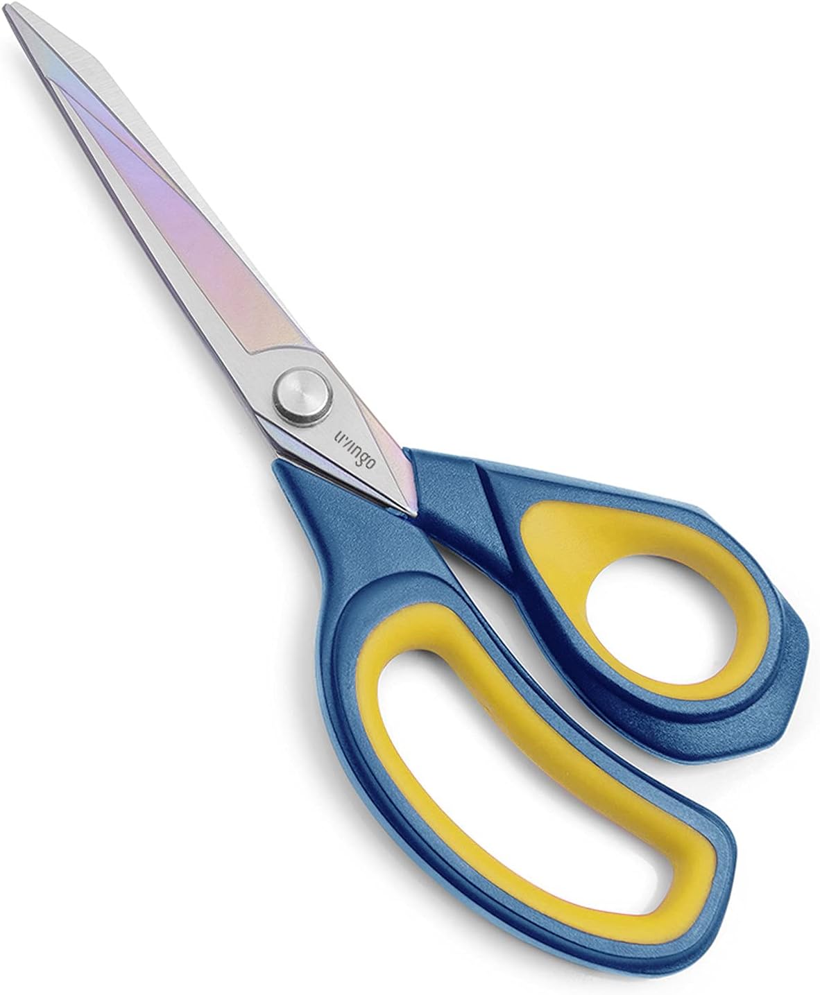 LIVINGO 8.5” Premium Fabric Scissors, Heavy Duty All-Purpose Titanium Coating Fo...