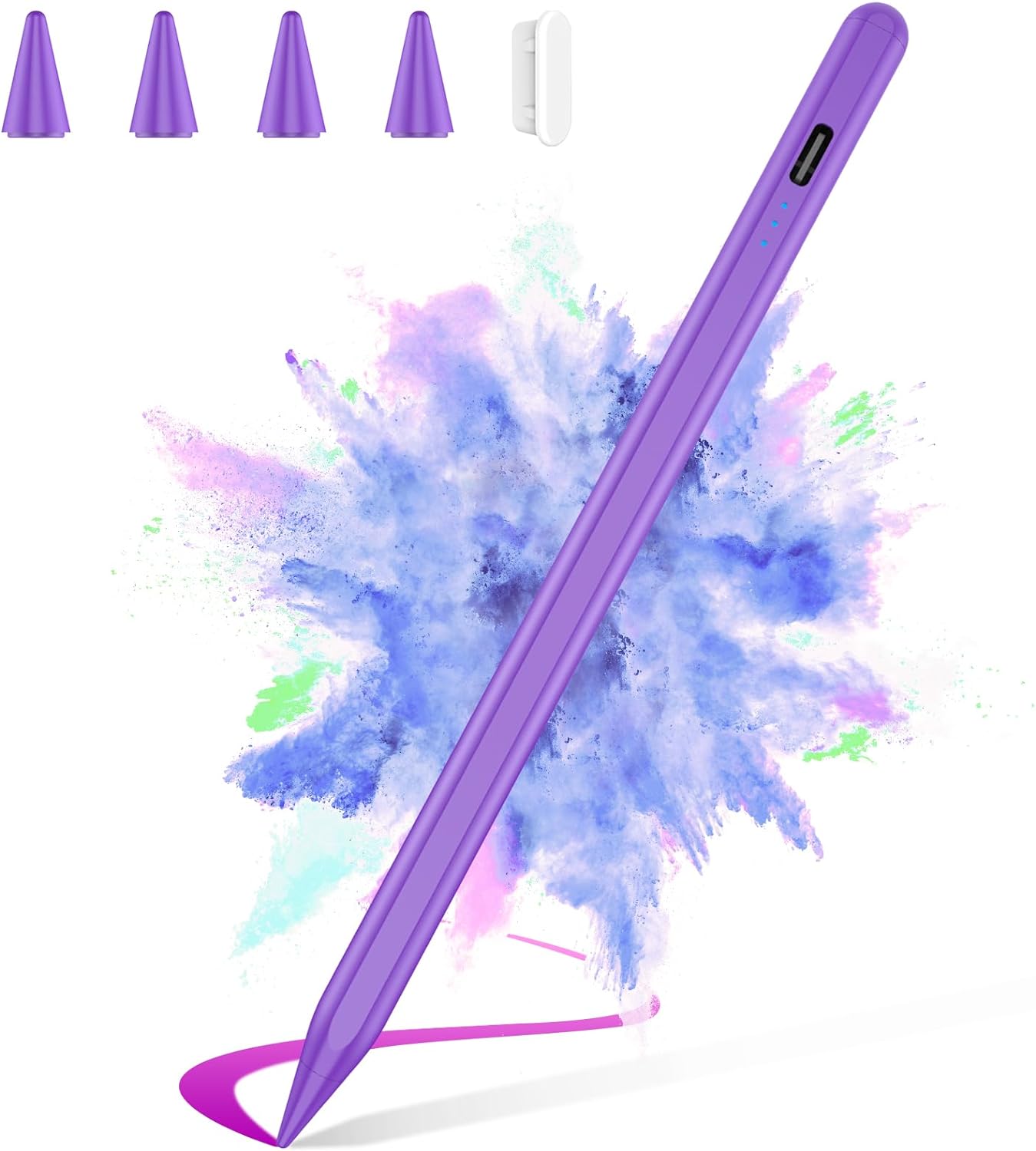 Stylus Pen for iPad 2018-2022 with Palm Rejection&Tilt, Apple Pencil for iPad 10...