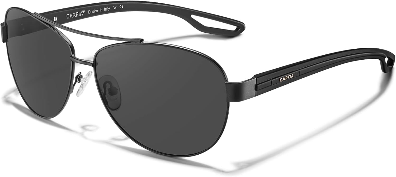 CARFIA Polarized Sunglasses for Women UV Protection Ultra-Lightweight Comfort Me...