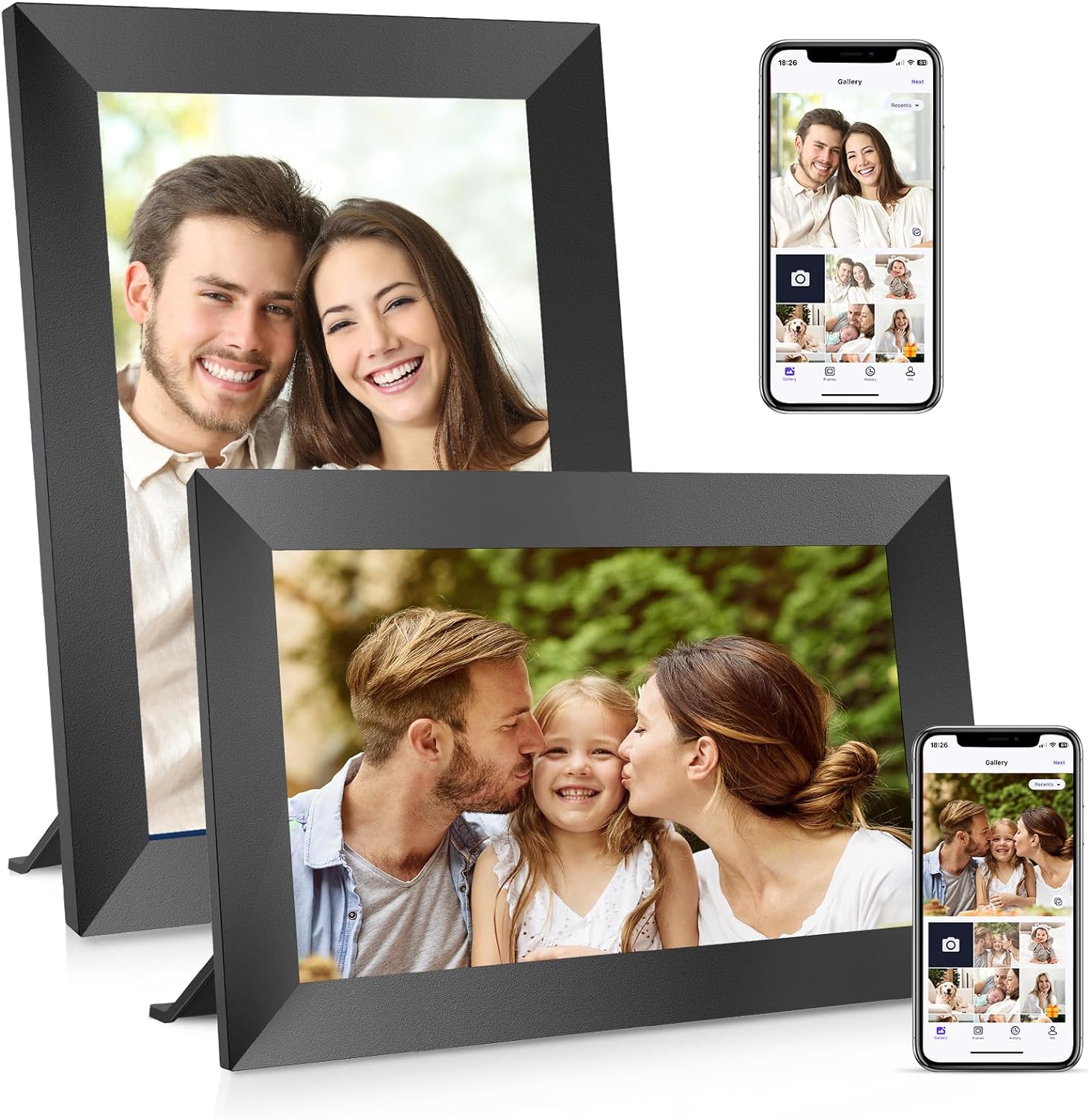 Uhale 10.1" Digital Picture Frame with 32GB Storage Support SD card, Electronic...