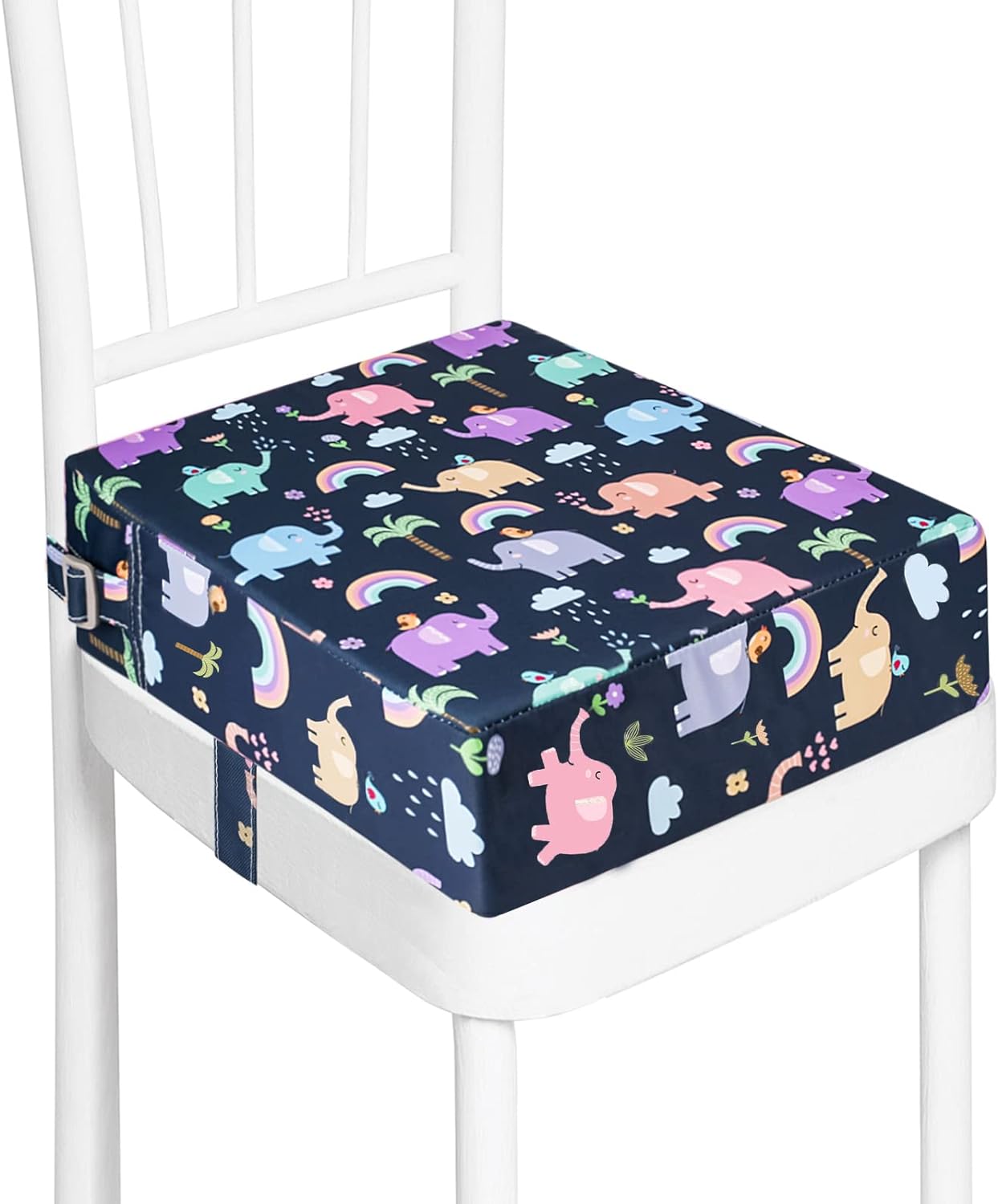 Toddler Booster Seat for Dining Table, Washable Thick Strong Support Portable Bo...