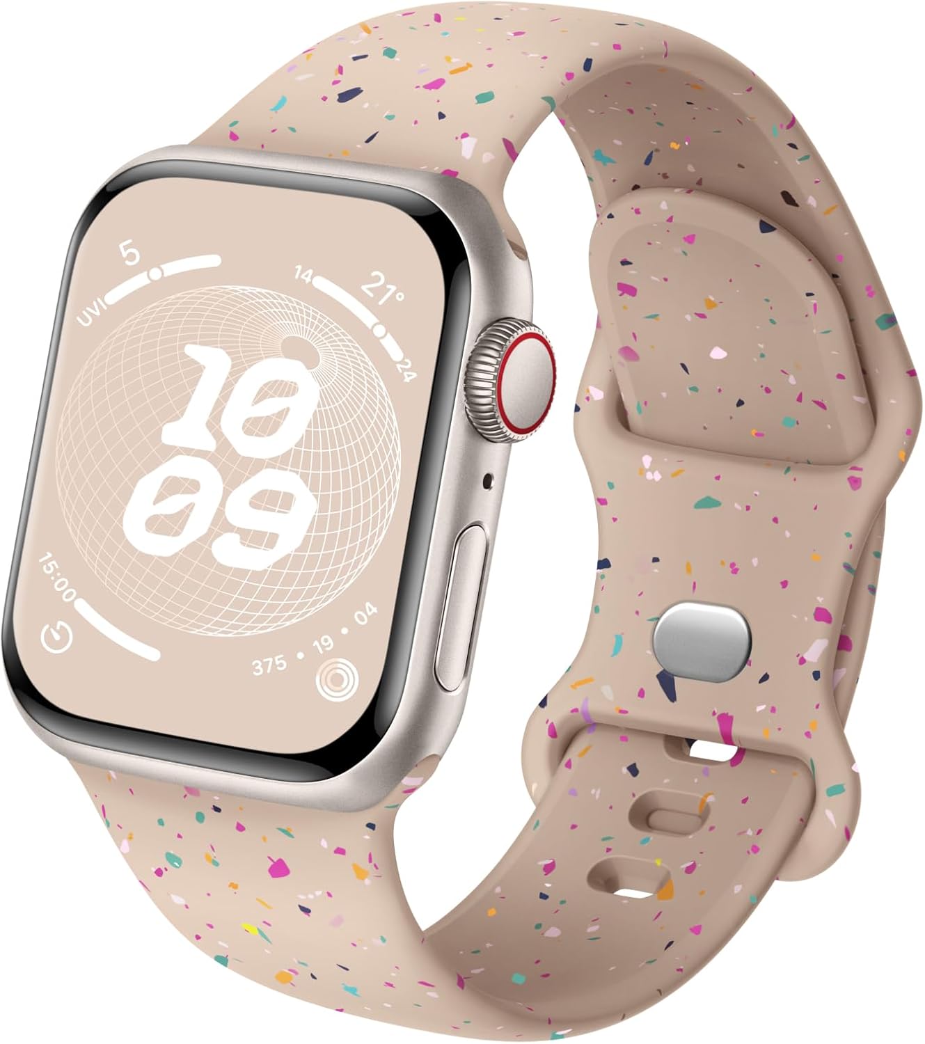 Joehwerr Sport Strap Compatible with Apple Watch Straps 40mm 41mm 38mm 42mm 44mm...