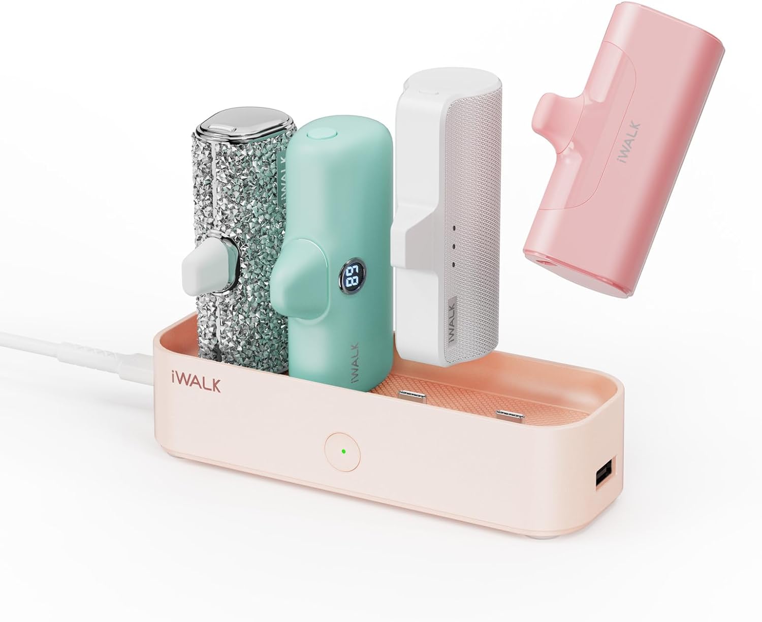 iWALK LinkPod Station LinkPod Portable Charger 4500mAh, 4800mAh,5000mAh Power Ba...