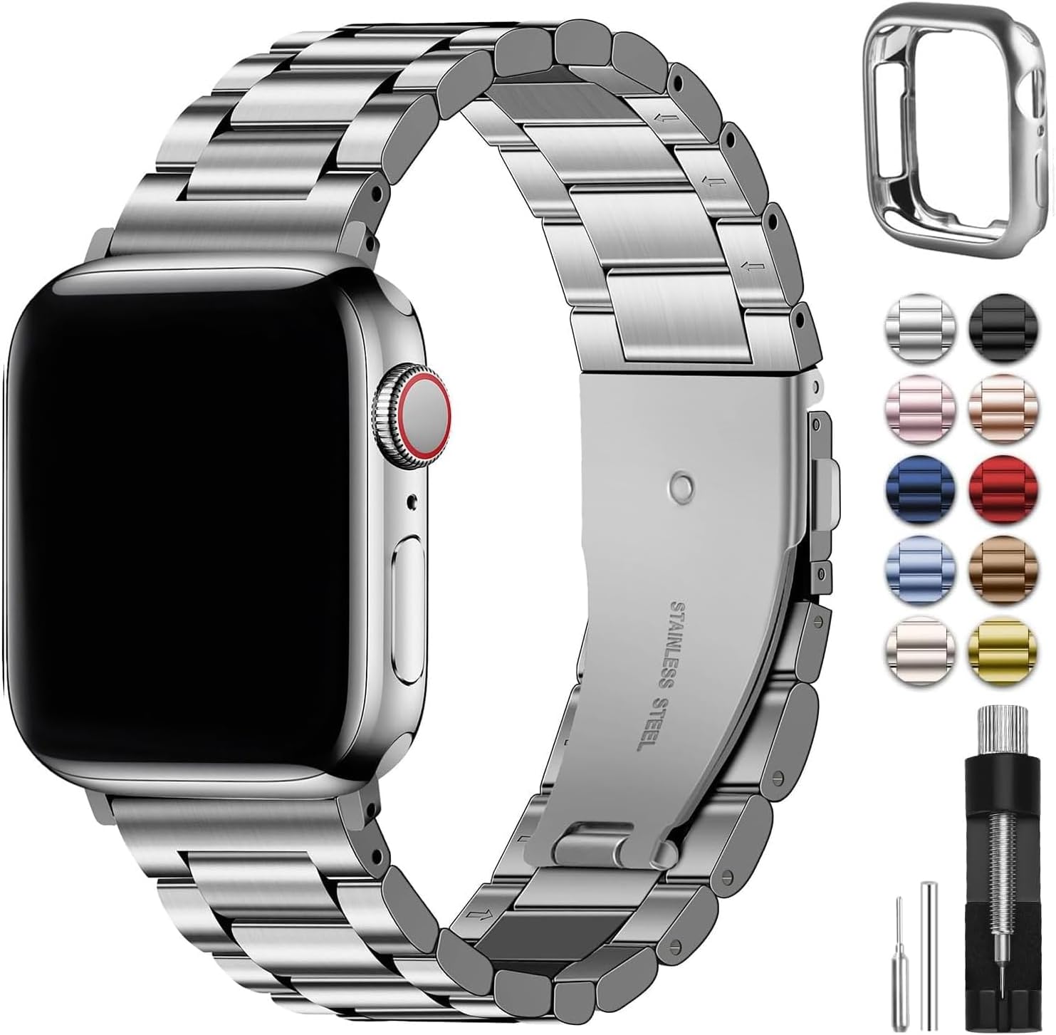 Fullmosa Apple Watch Bands, Special Stainless Stee...