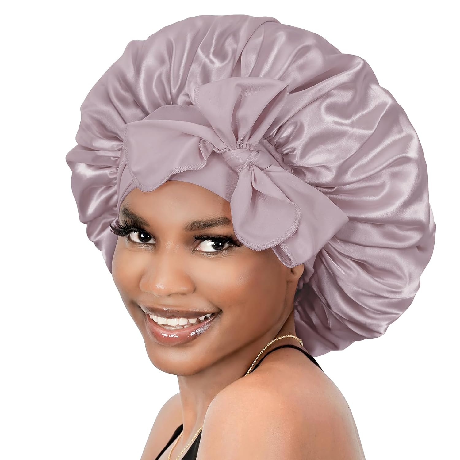 BONNET QUEEN Silk Bonnet for Sleeping Women Satin Bonnet Hair Bonnet Night Sleep...