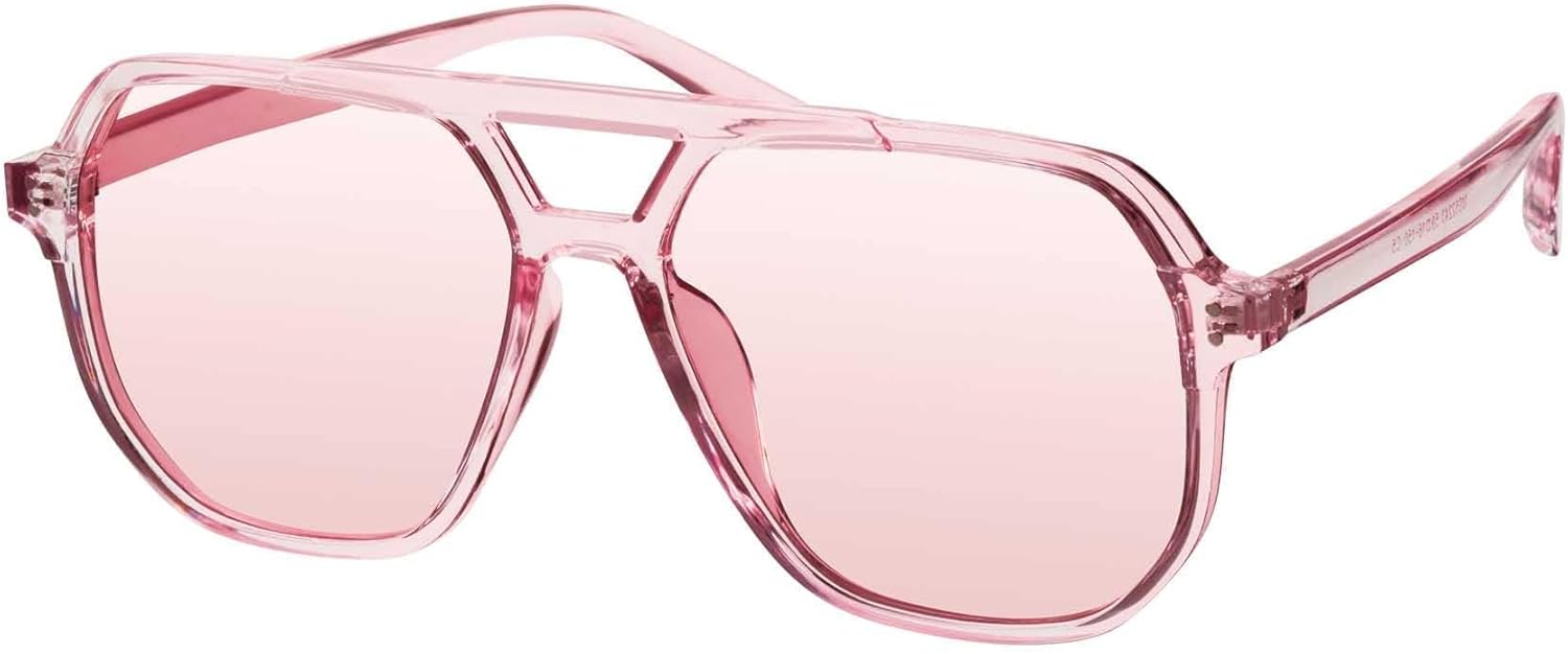 mosanana Oversized Aviator Sunglasses for Women and Men with Polarized Lens MS52...