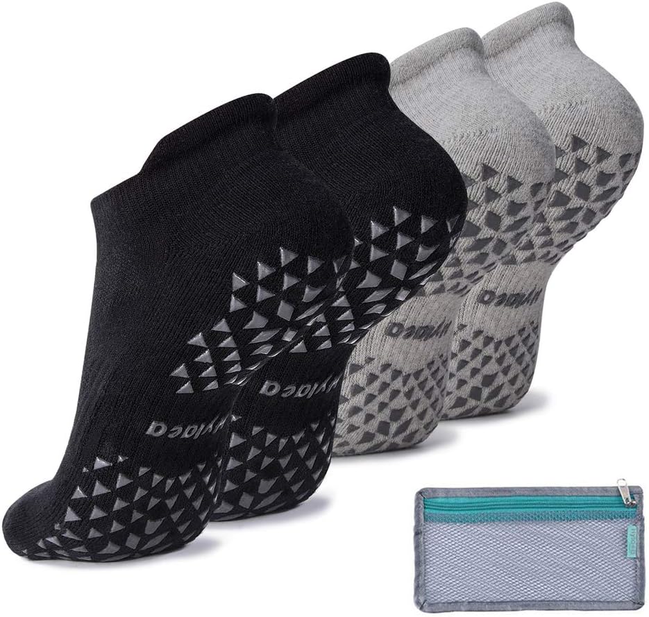 Hylaea Unisex Non Slip Socks with Grip for Yoga, Hospital, Pilates, Barre | Ankl...
