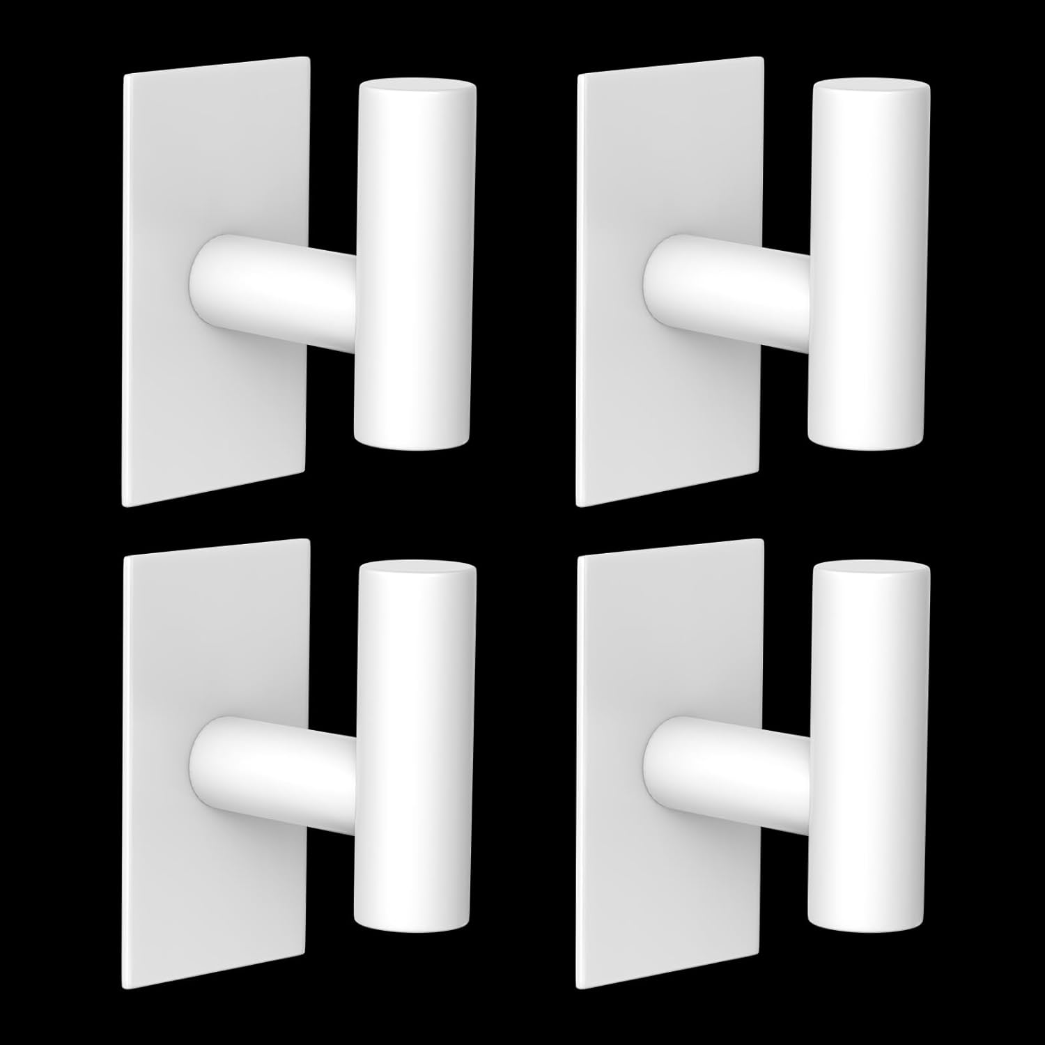 VAEHOLD Adhesive Hooks, Heavy Duty Wall Towel Hooks Stainless Steel Door Hooks f...