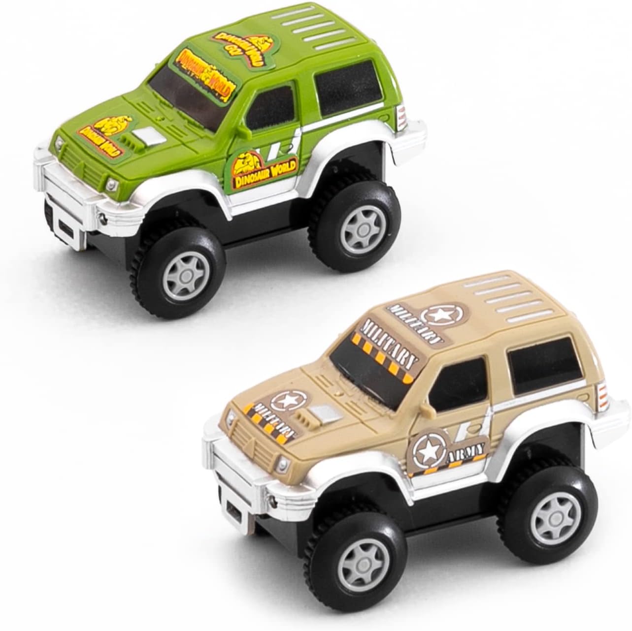 JITTERYGIT Replacement Cars for Tracks - Extra Race Car Accessories for Dinosaur...