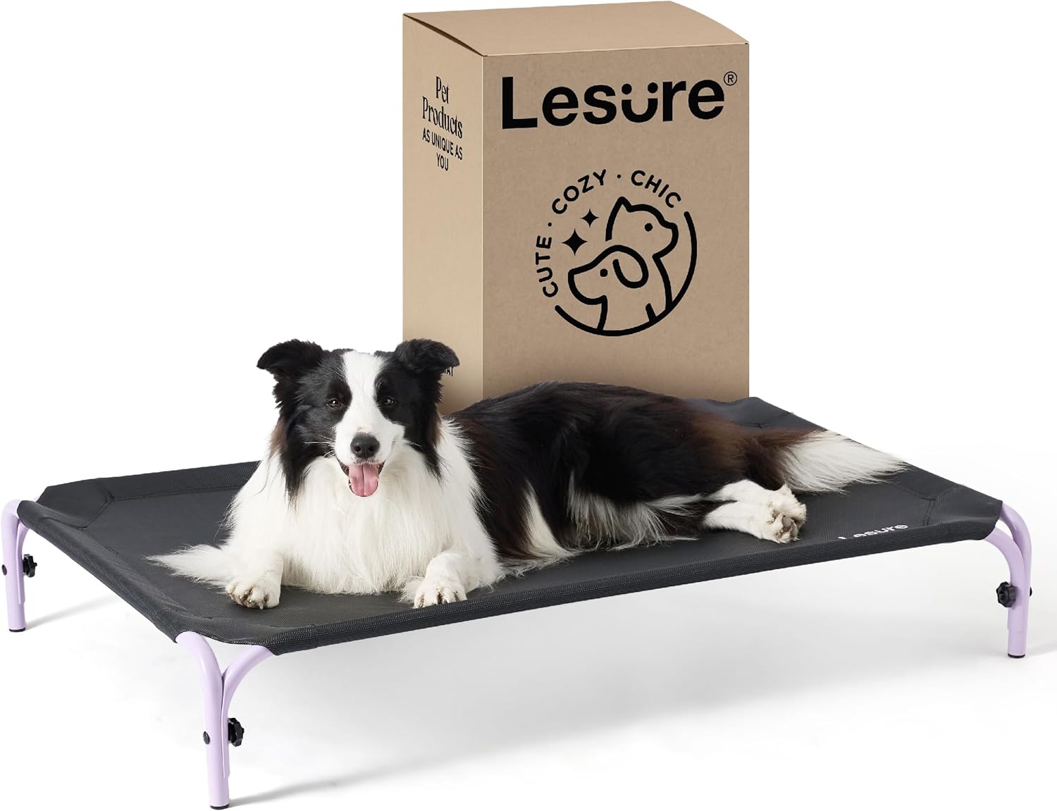 Unique Lesure Elevated Raised Outdoor Dog Bed, Coo...