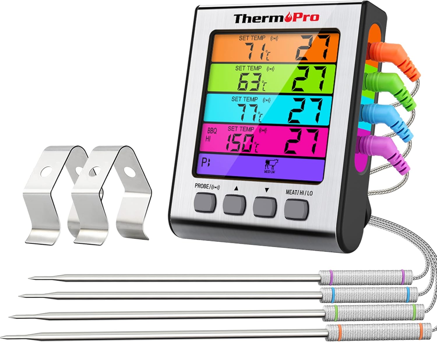 ThermoPro TP17H Digital Meat Thermometer Kitchen C...