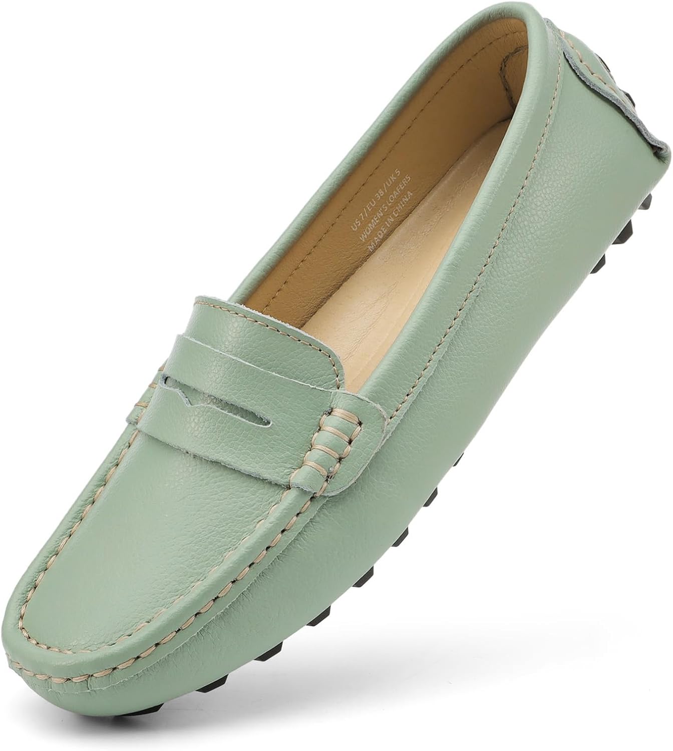 Artisure Women's Classic Genuine Leather Penny Loafers Driving Moccasins Casual...