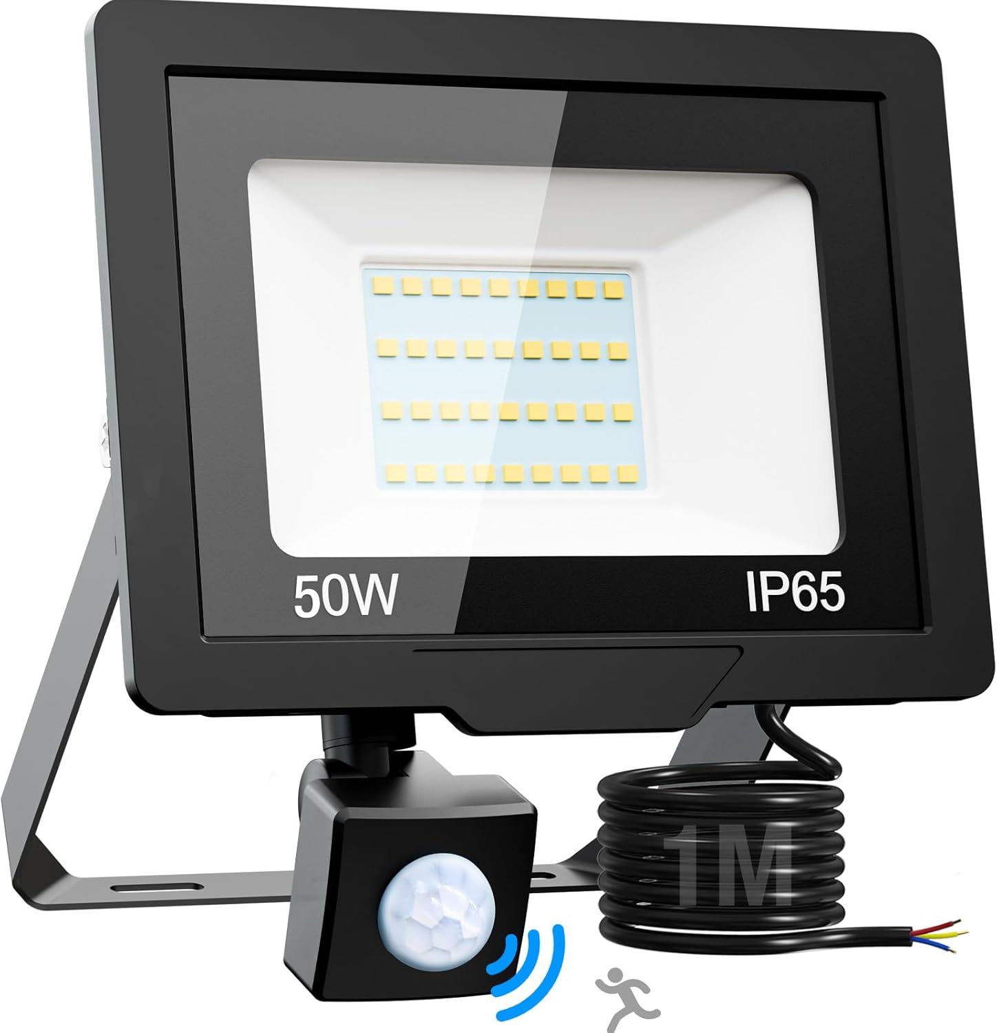 nipify Security Lights Outdoor Motion Sensor, 50W...