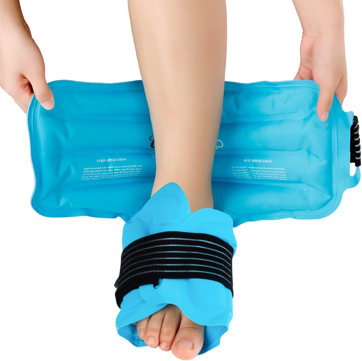 Comfytemp Ice Pack for Ankle and Foot Reusable, Ankle Ice Pack Wrap for Hot Cold...