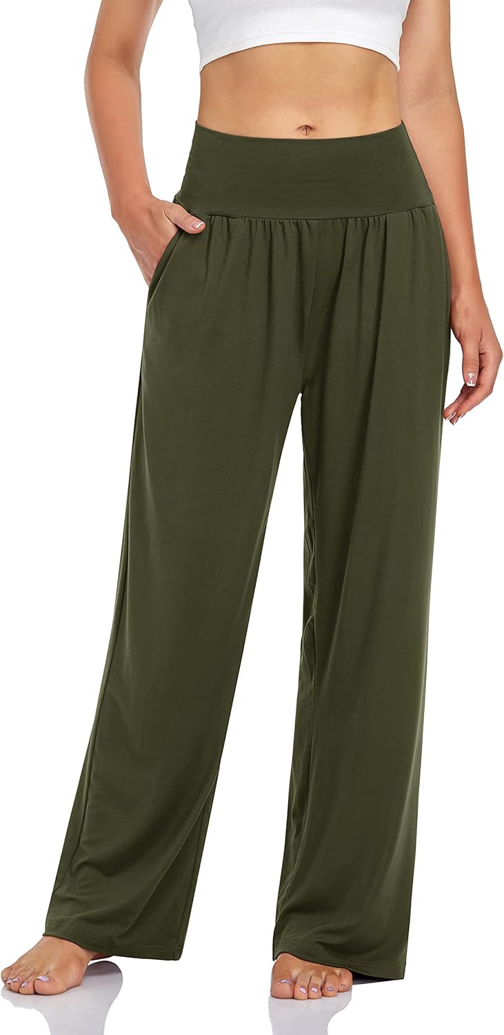UEU Women's Casual Loose Wide Leg Cozy Pants Yoga...