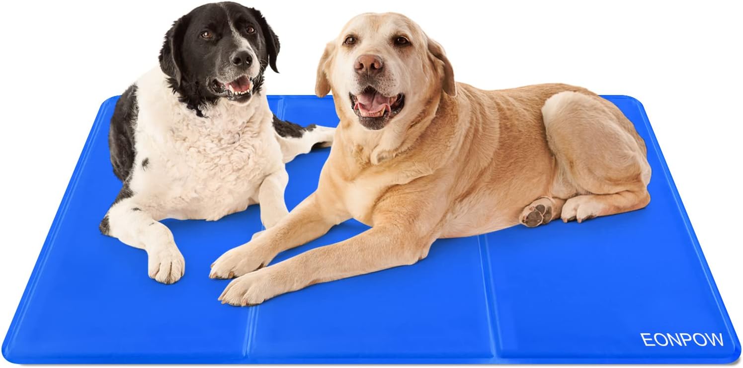 EONPOW Dog Cooling Mat - Durable Pet Cooling Pad,Non-Toxic Self Cooling Gel Mat,...