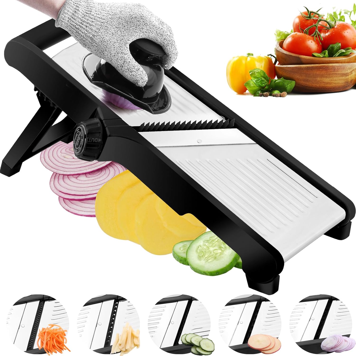 Adjustable Mandoline Food Slicer, Special Kitchen...