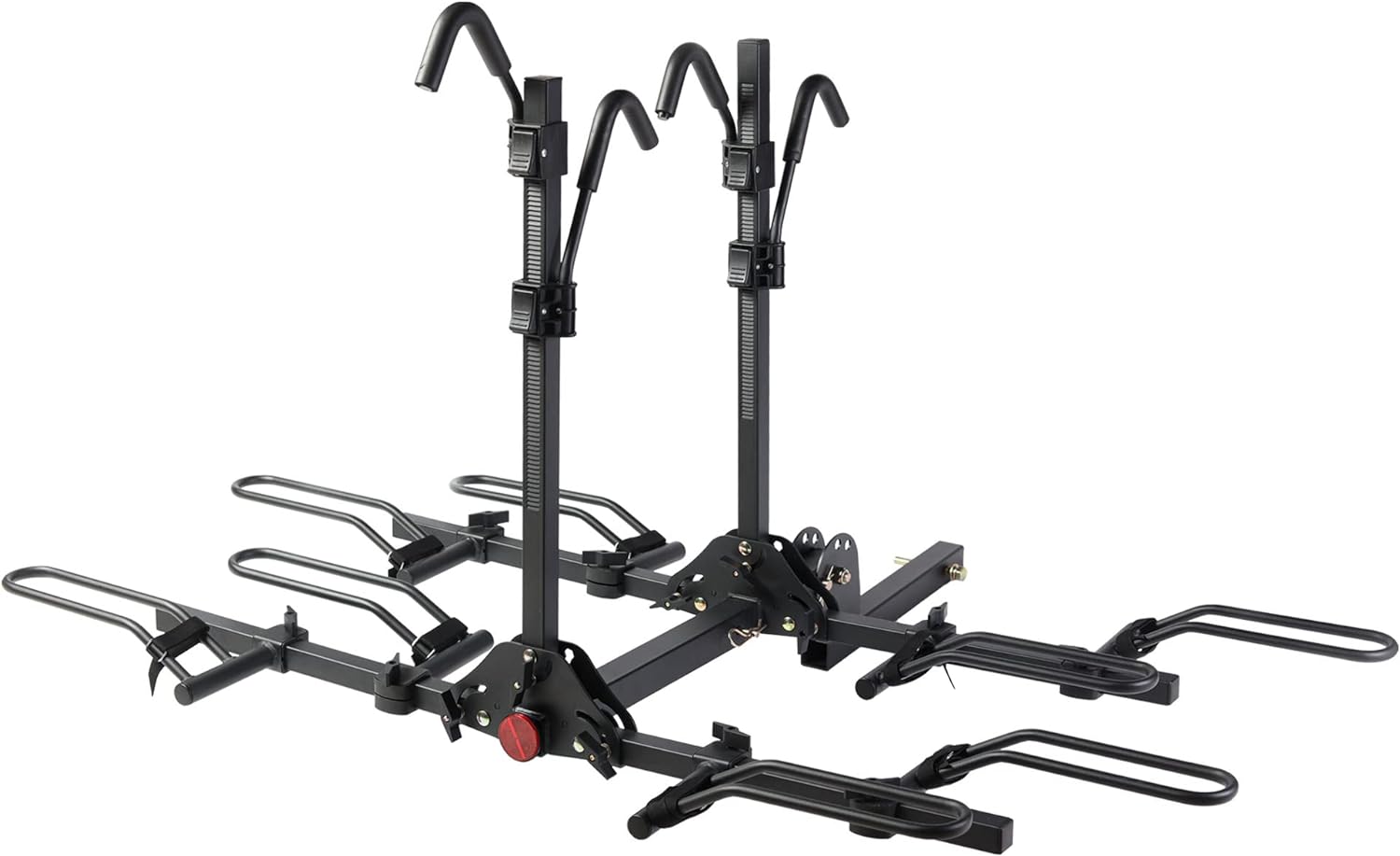 Young 4-Bike Rack Hitch Mount Platform Style Carrier for Cars Trucks SUVs Miniva...