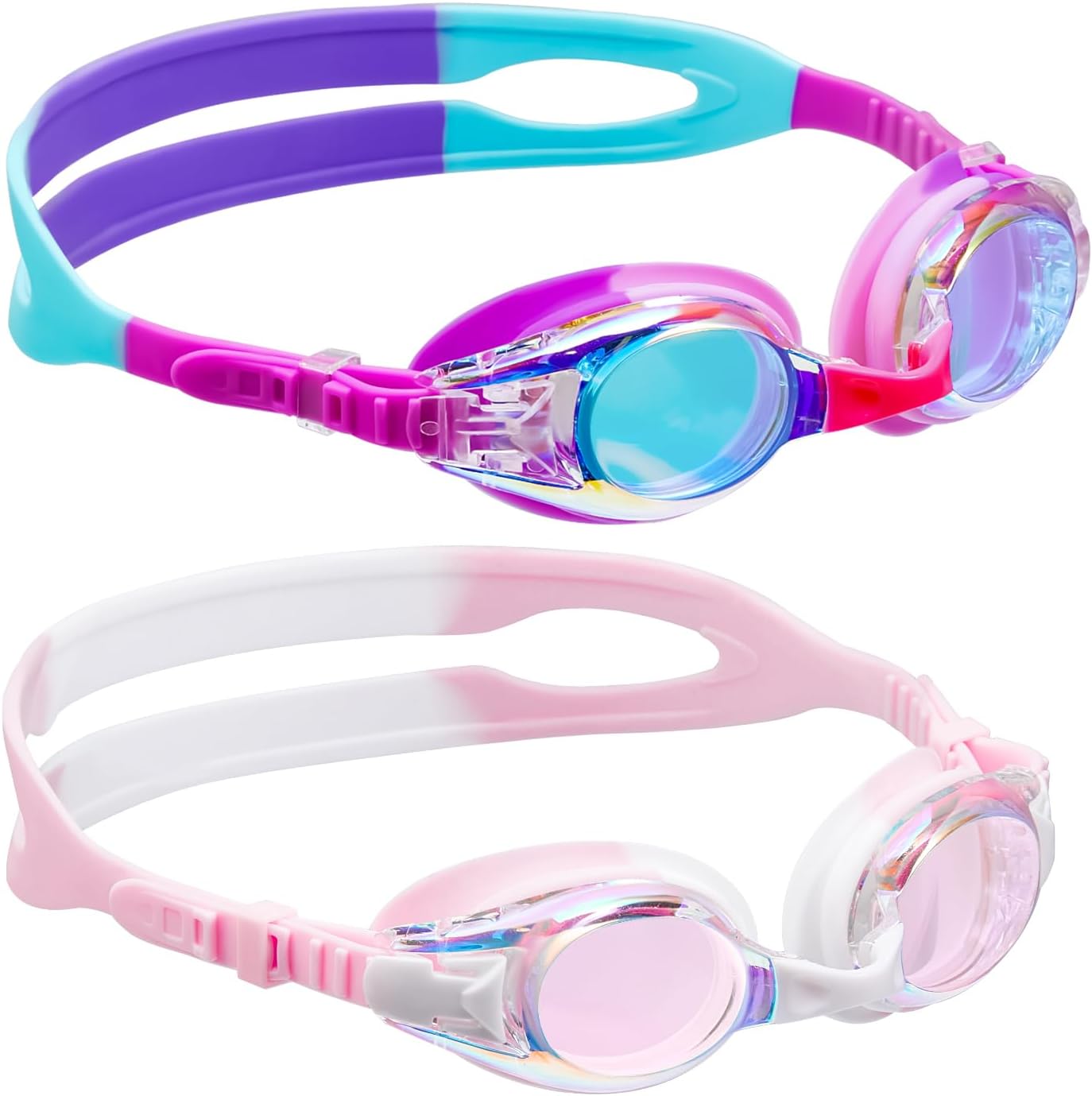 Aegend Kids Goggles, Swimming Goggles for Kids Age 4-16 Boys and Girls Youth Lig...