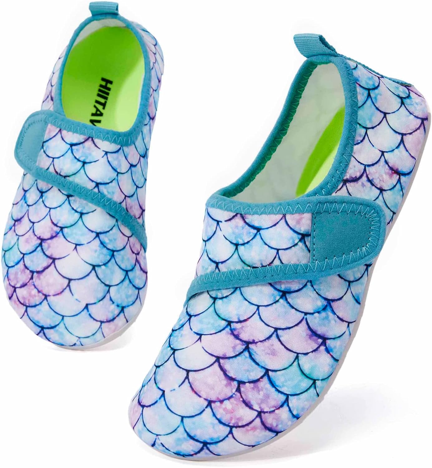 HIITAVE Kids Water Shoes Non-Slip Beach Swim Barefoot Quick Dry Aqua Pool Socks...