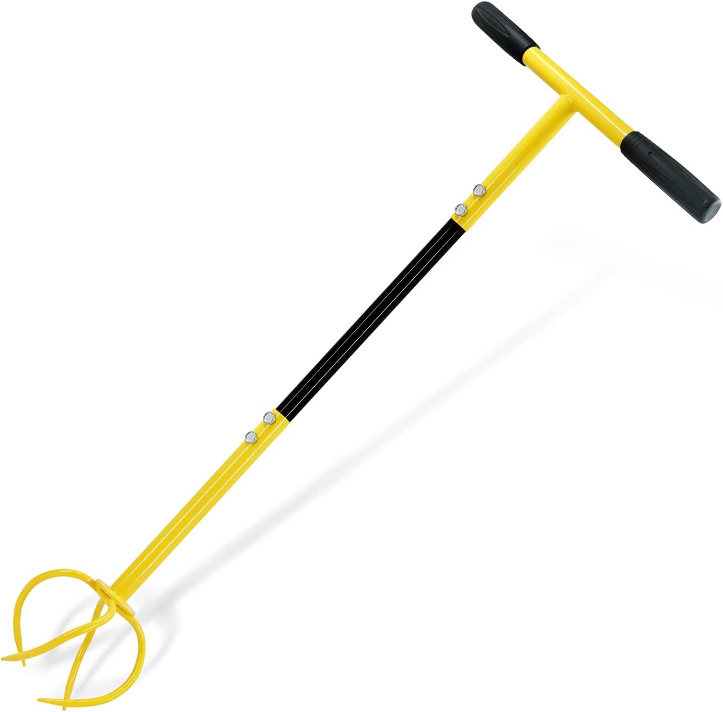 Byhagern Twist Tiller Manual, Garden Claw Cultivator with Long Handle, Hand Till...