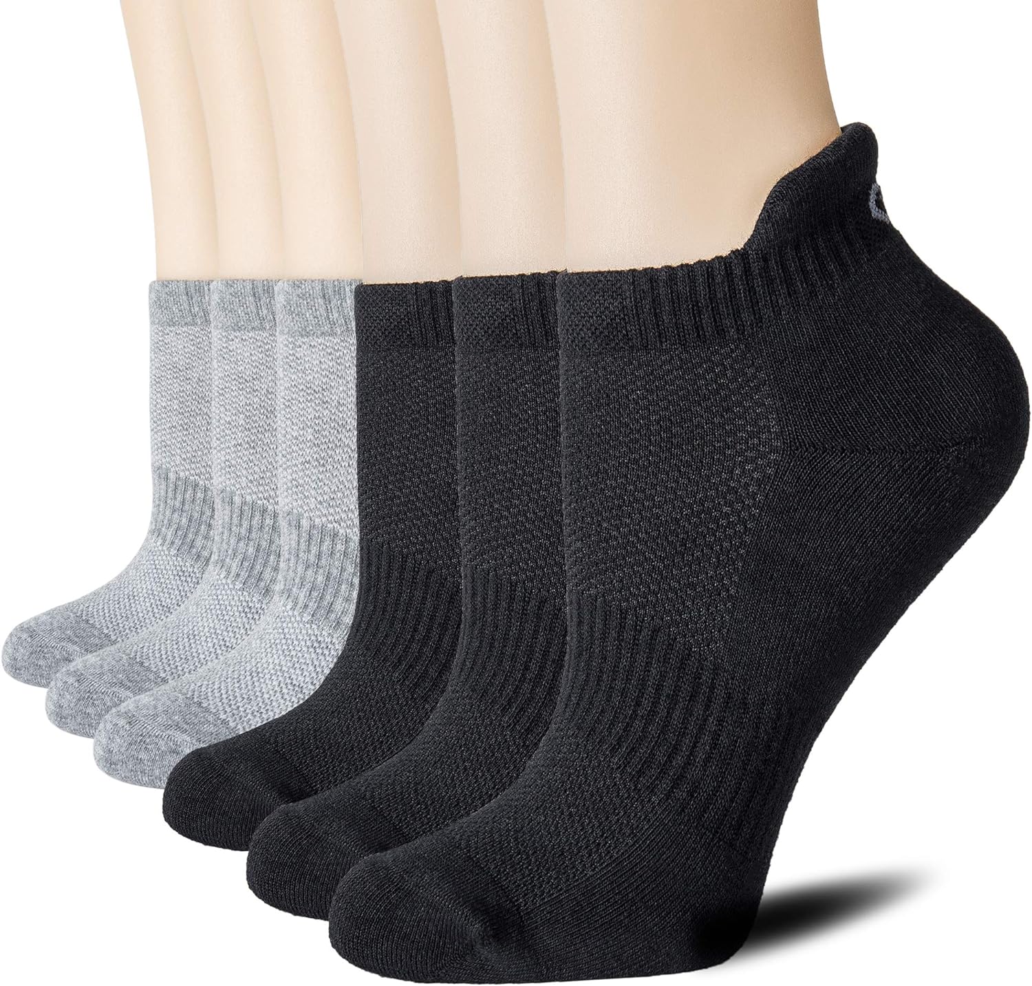 CS CELERSPORT 6 Pairs Ankle Athletic Running Socks...