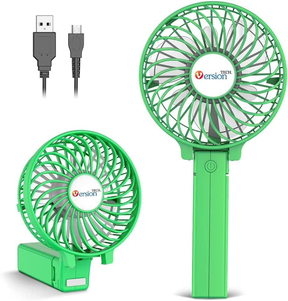 VersionTech Hand Held Fan Portable Handheld USB Re...