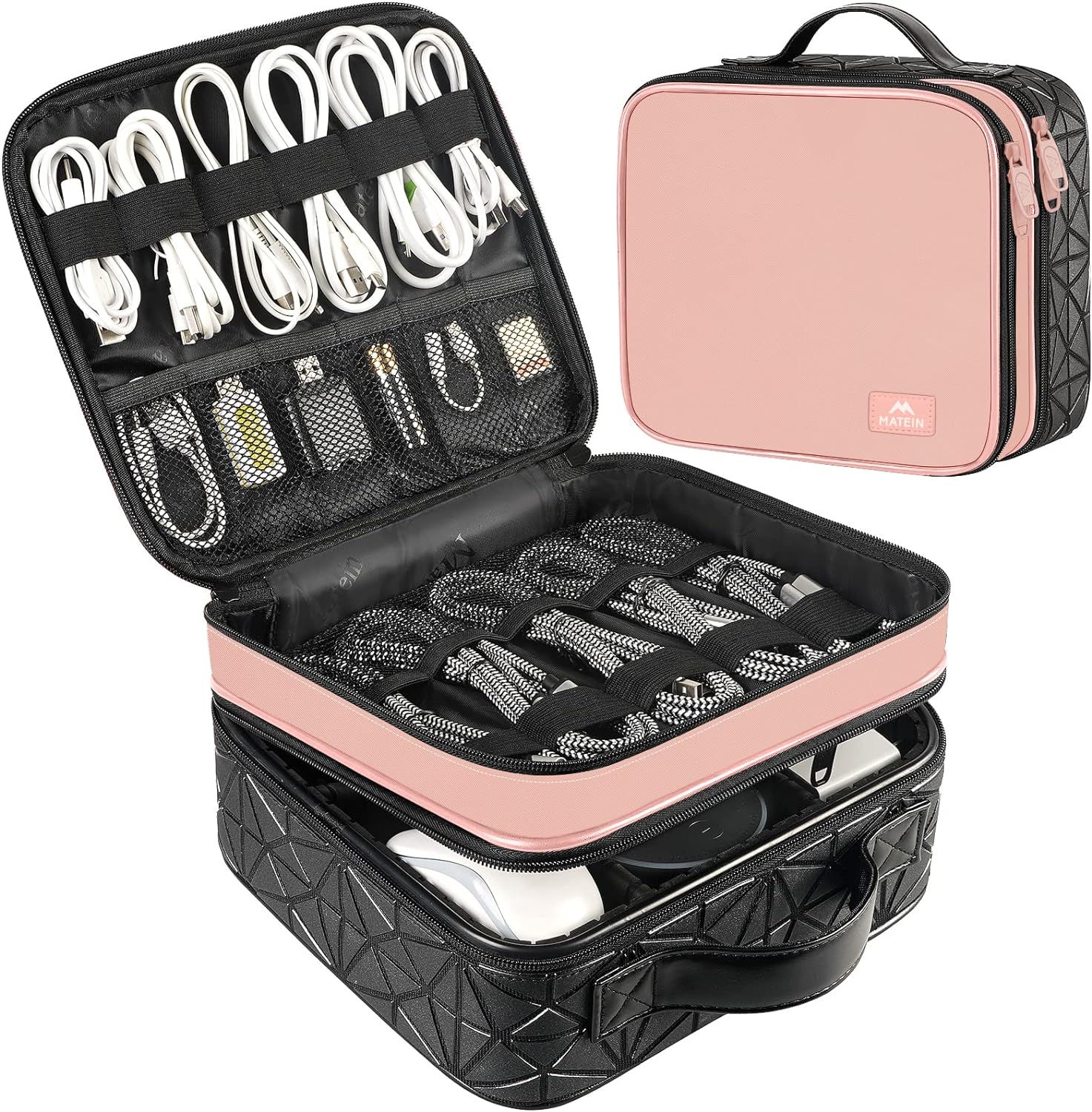 MATEIN Electronic Organizer Travel Case, Waterproof Cable Organizer Bag, Shockpr...