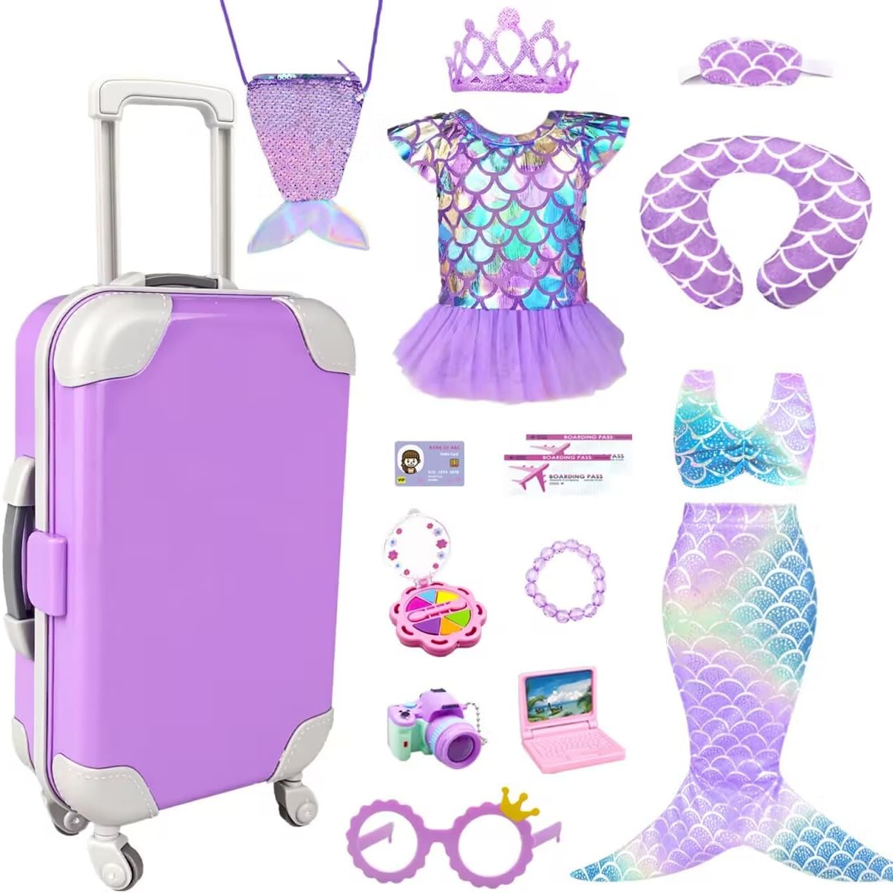18 inch Girl Doll Accessories, Special Case Luggag...