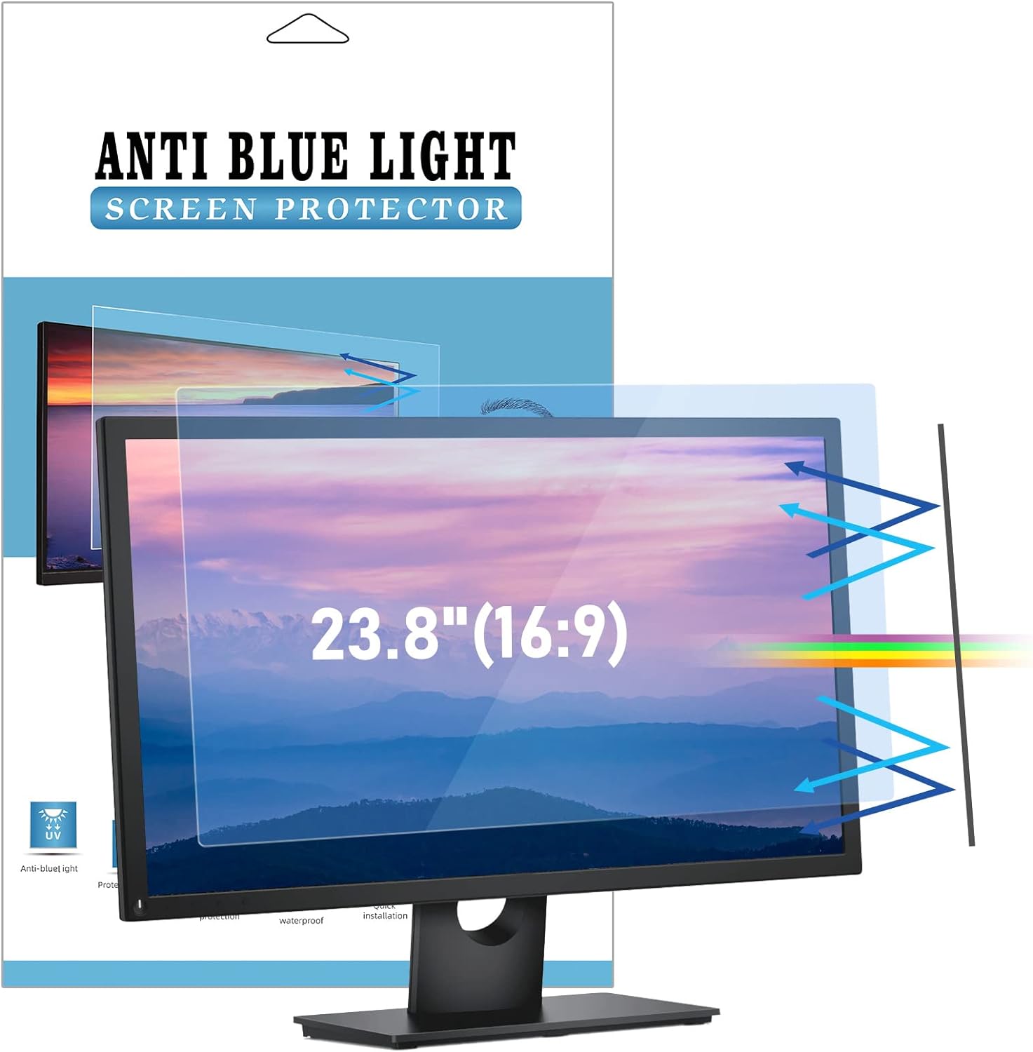 LAMA 23.8 Inch Blue Light Blocking Screen Protector, Special Universal Computer...