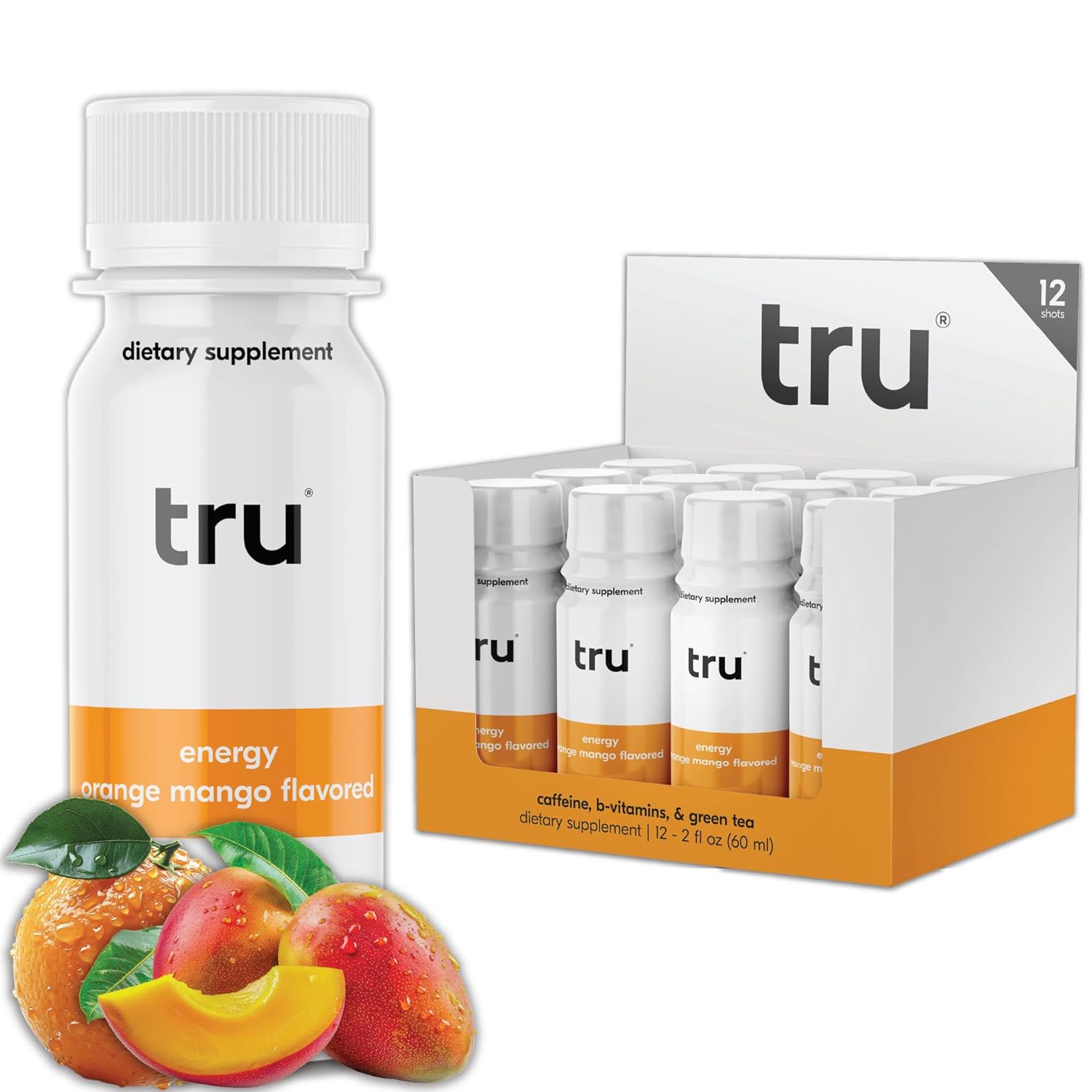 Tru Energy Shot, Special Extra Strength Energy Shots for Zero Sugar Energy Drink...