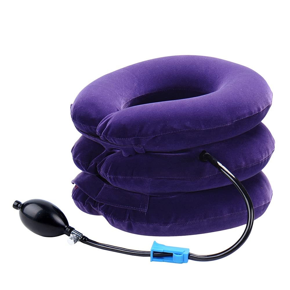 Cervical Neck Traction Device Inflatable Neck Stretcher, Easy to Use for Chronic...