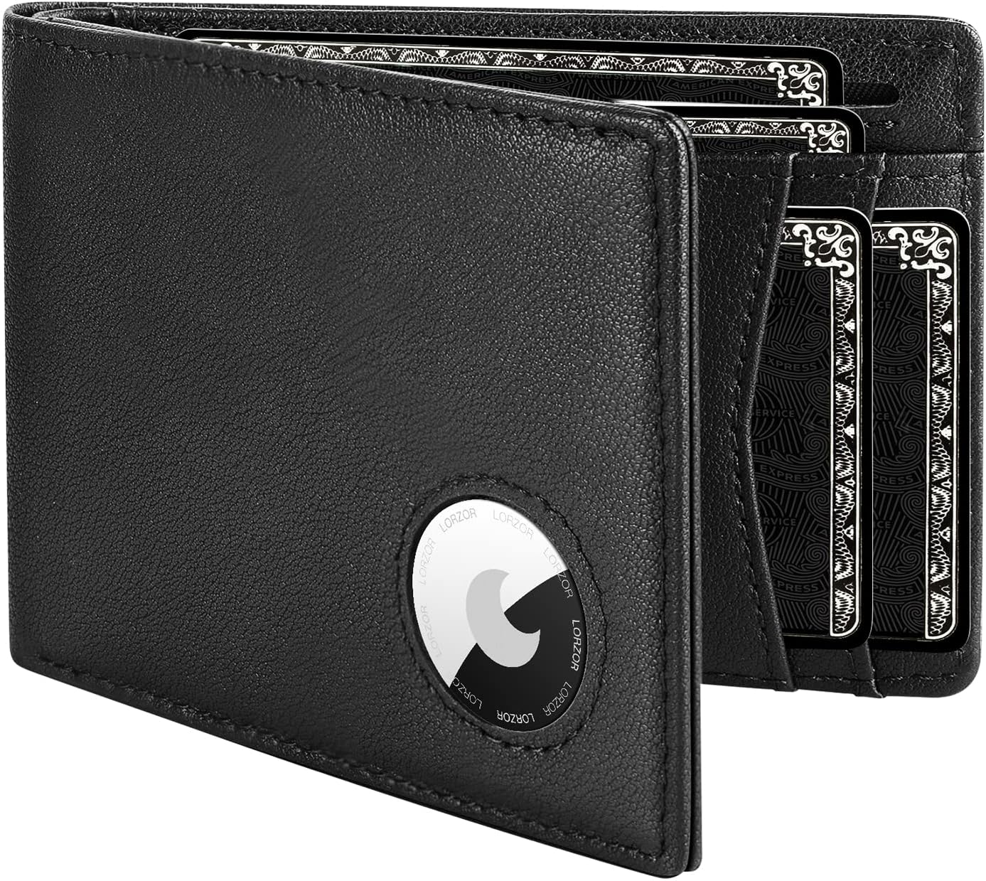 AirTag Wallet - Minimalist Front Pocket Mens Walle...