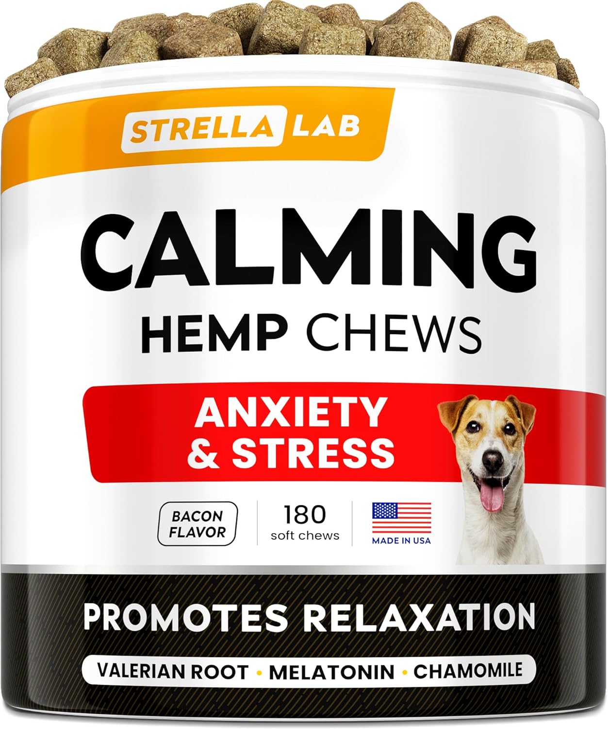Hemp Calming Chews, Special Dog Calming Treats, Innovative Anxiety Relief Treats...