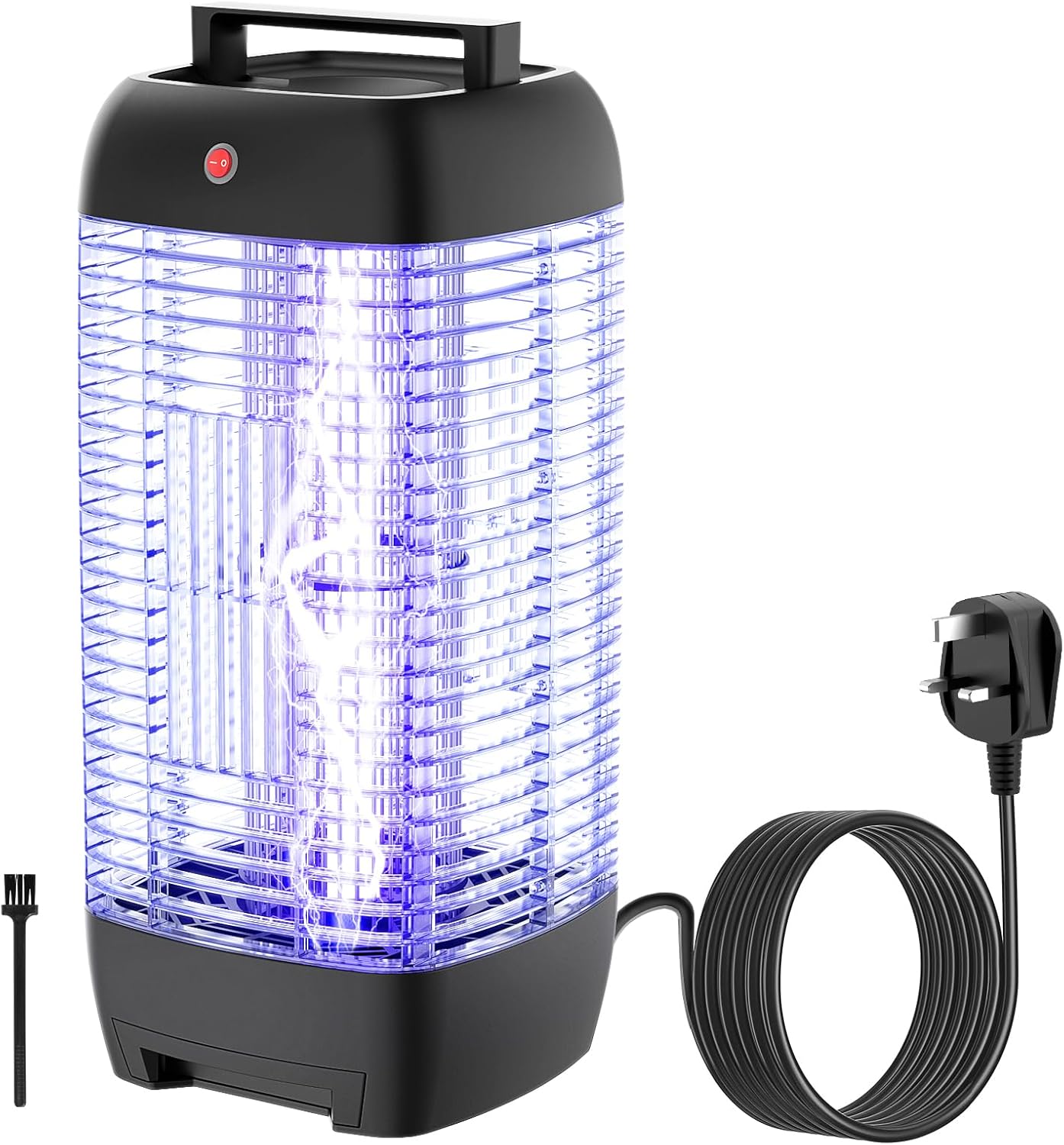 FethFire Electric Fly Killer Indoor and Outdoor,Upgraded Fly Zapper with Transpa...
