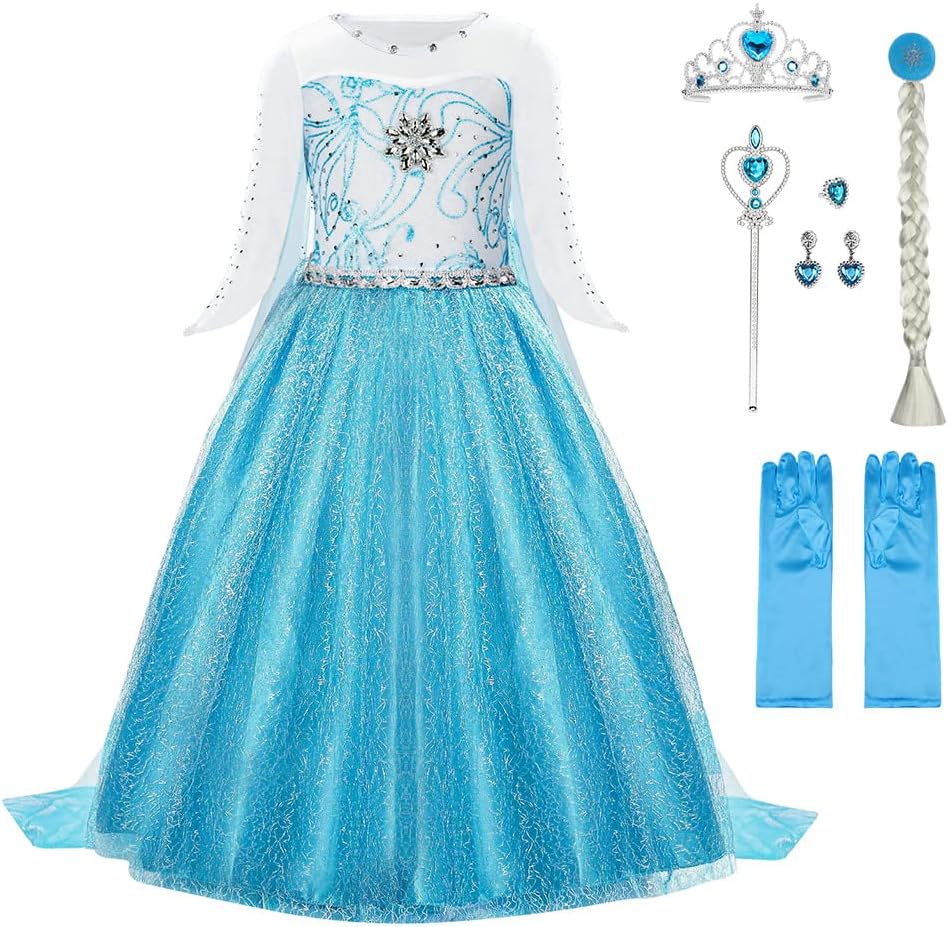 Special URAQT Elsa Dress, Unique Elsa Costume with...