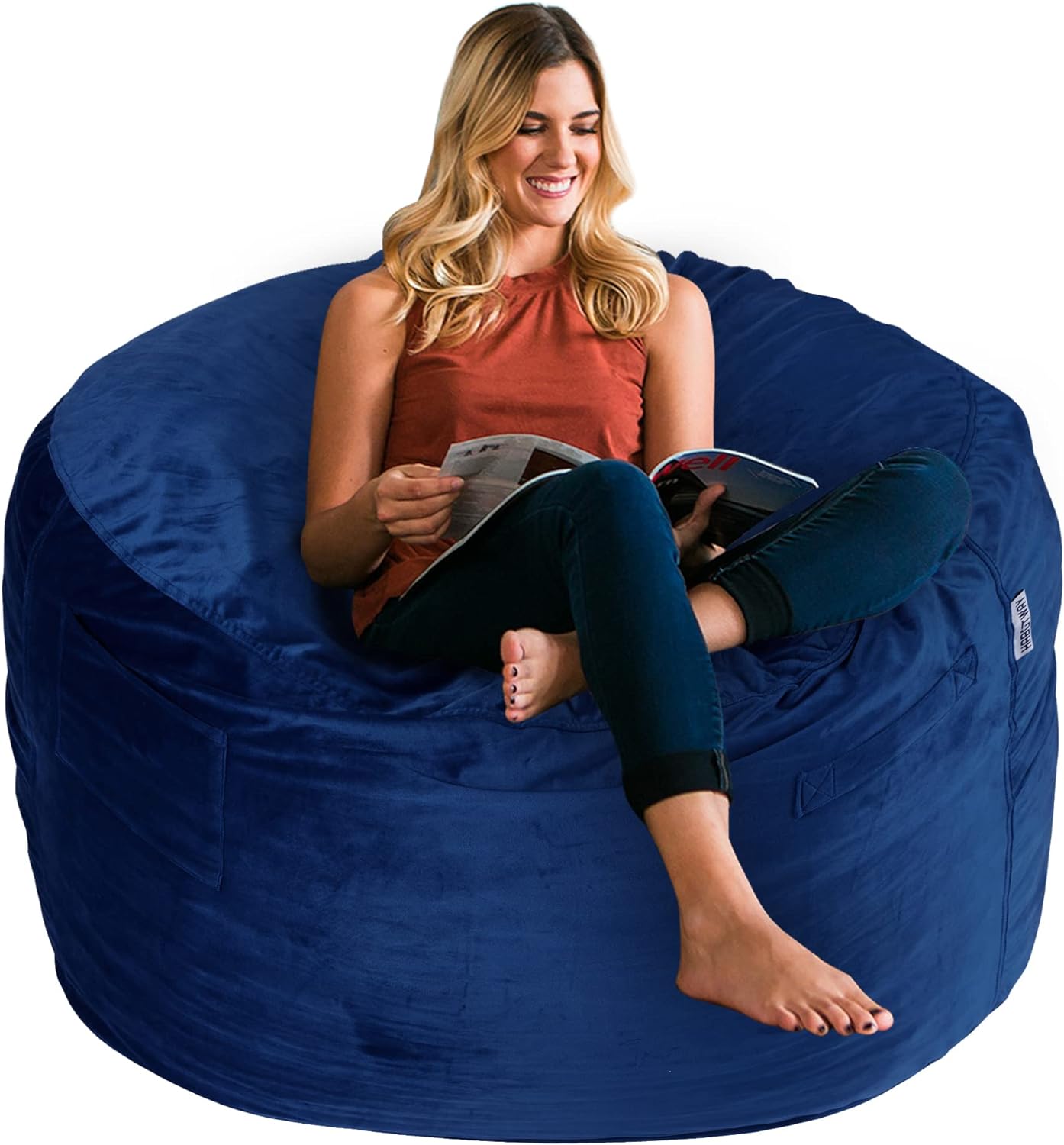 HABUTWAY Bean Bag Chair, Special Ultra Soft Velvet...