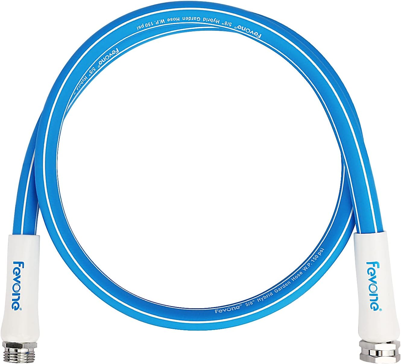 Fevone Garden Hose 5 ft x 5/8", Hose Reel Connector/Leader Hose, Lead In Water H...